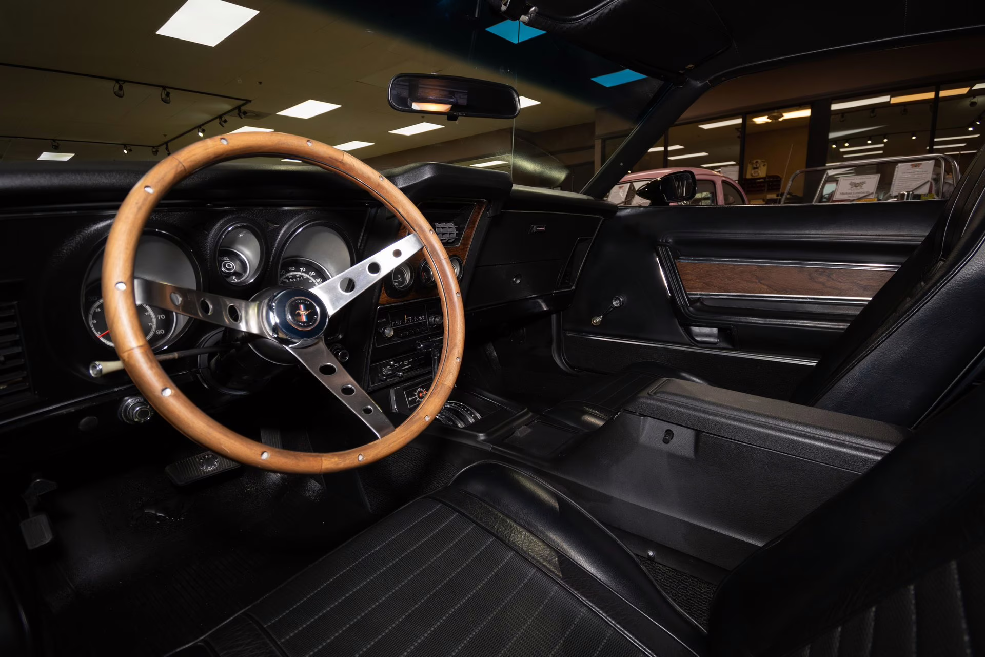 1973 Black Ford Mustang