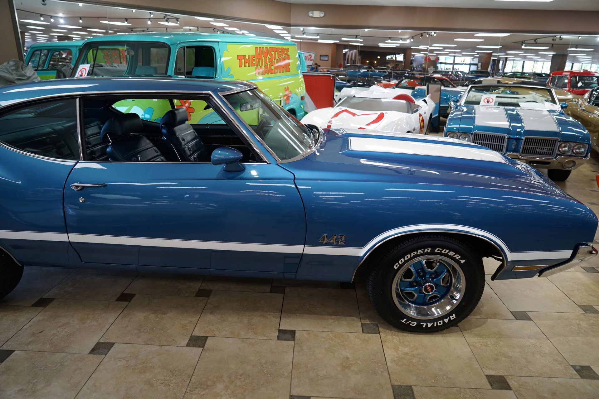1972 Viking Blue w/ White Stripes Oldsmobile 442