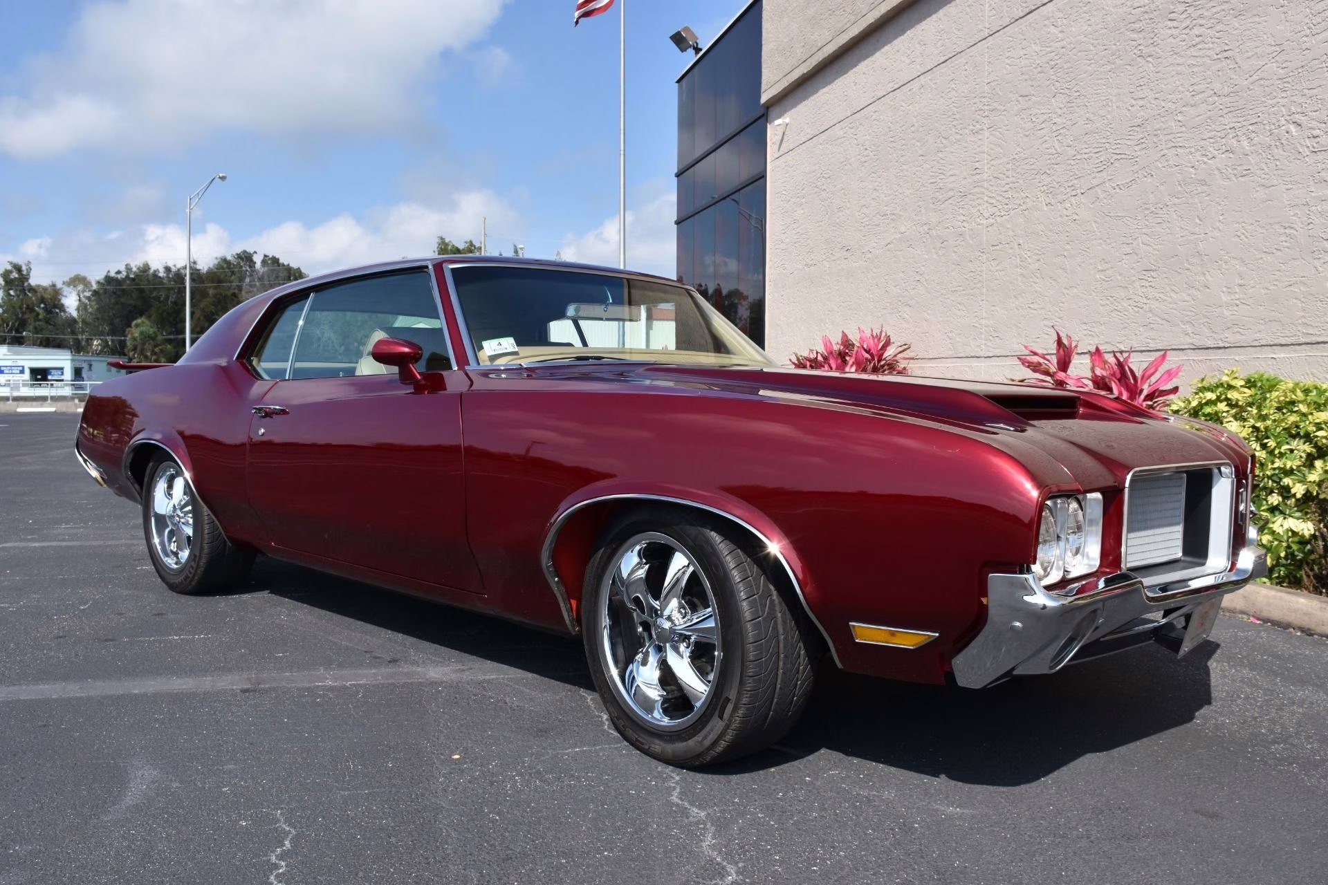 1972 Maroon Metallic Oldsmobile 442