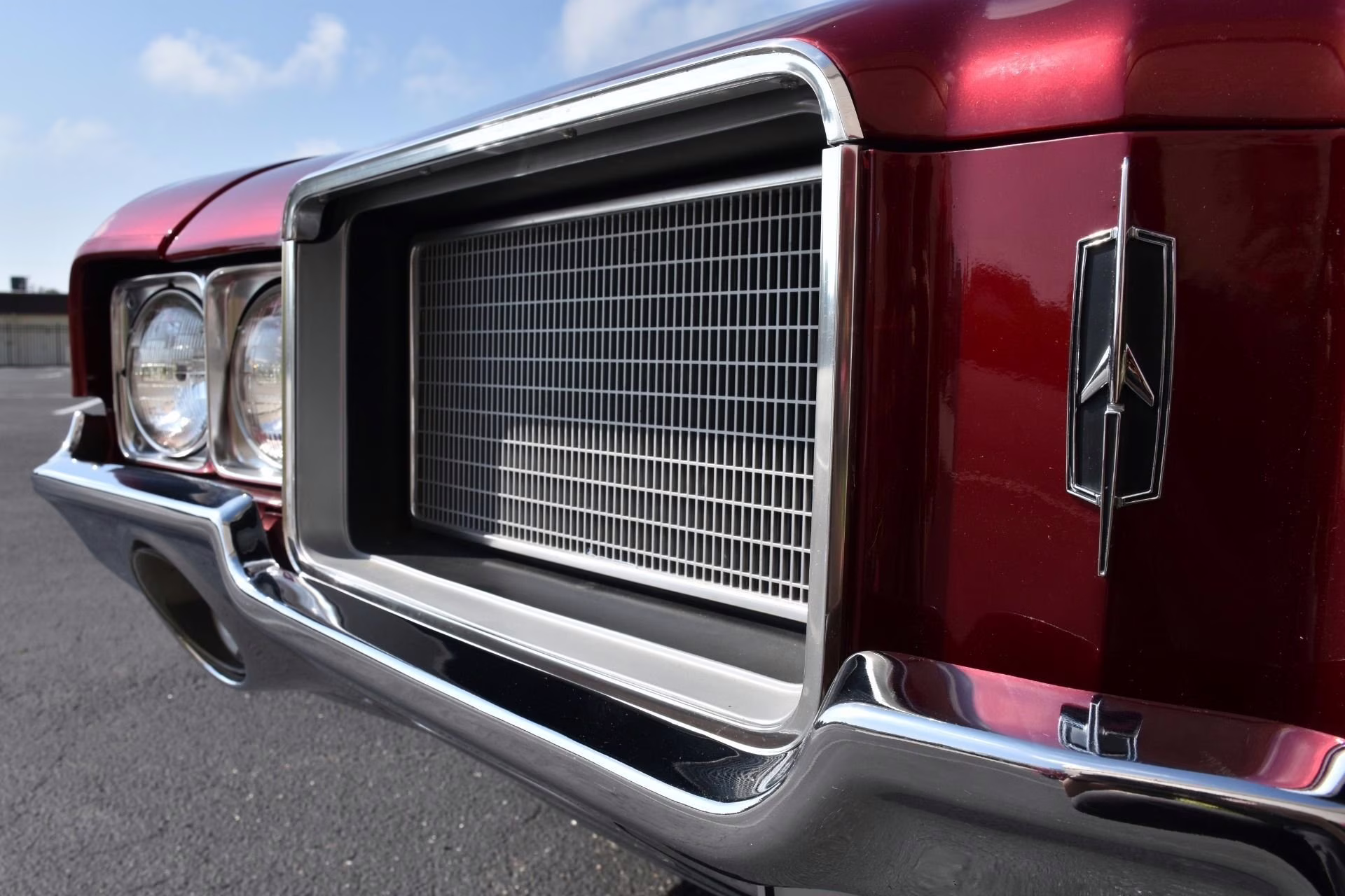 1972 Maroon Metallic Oldsmobile 442