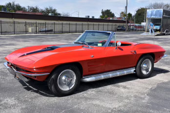 1964 Red Chevrolet Corvette Convertible