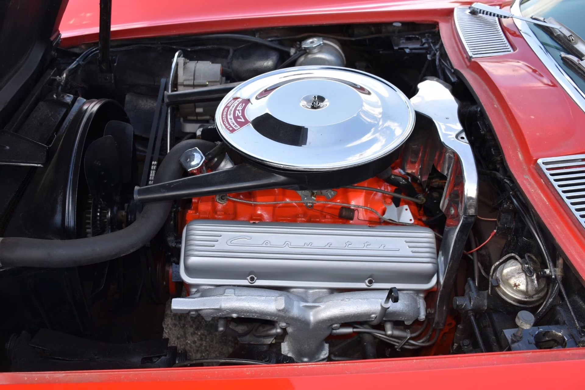 1964 Red Chevrolet Corvette Convertible