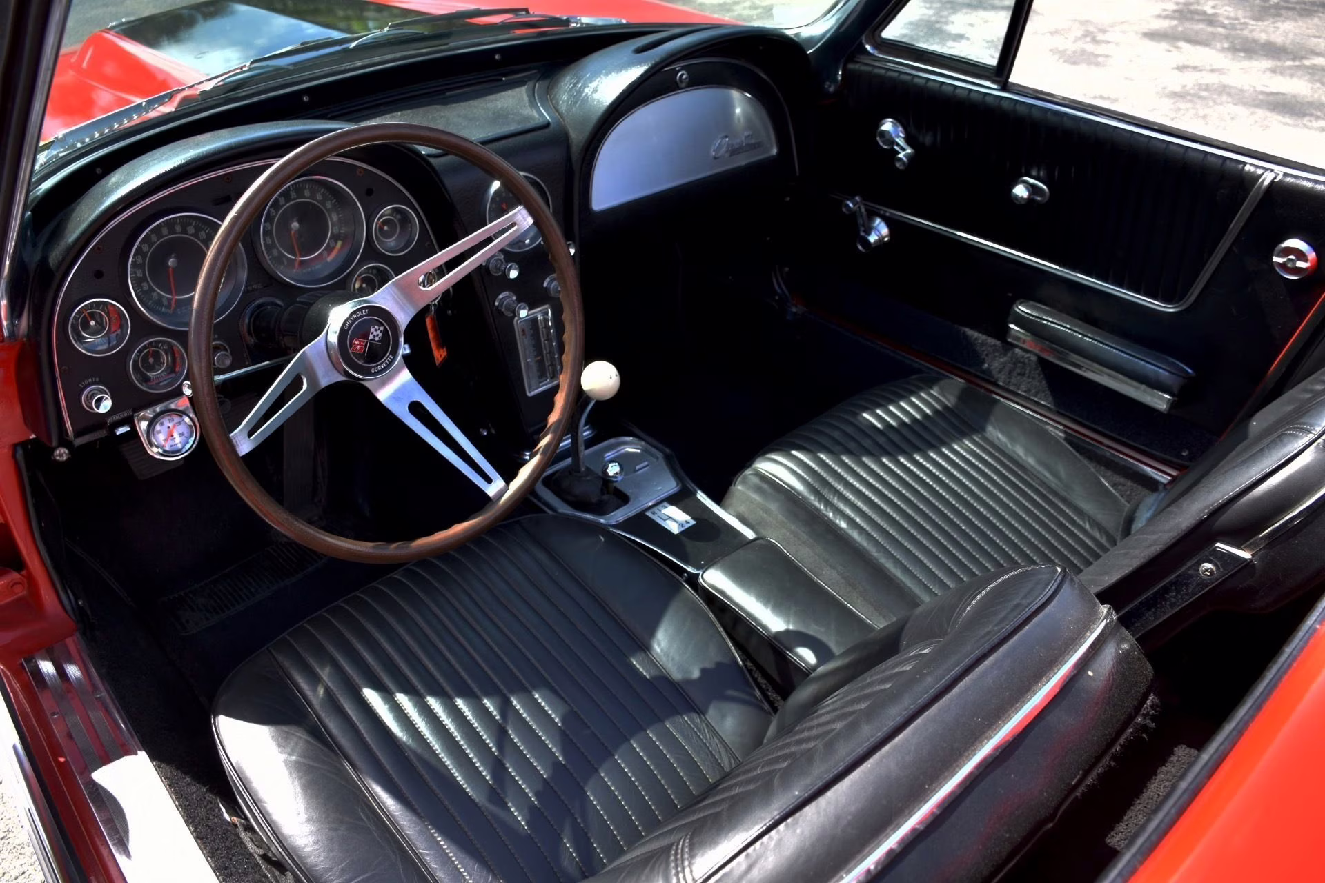 1964 Red Chevrolet Corvette Convertible