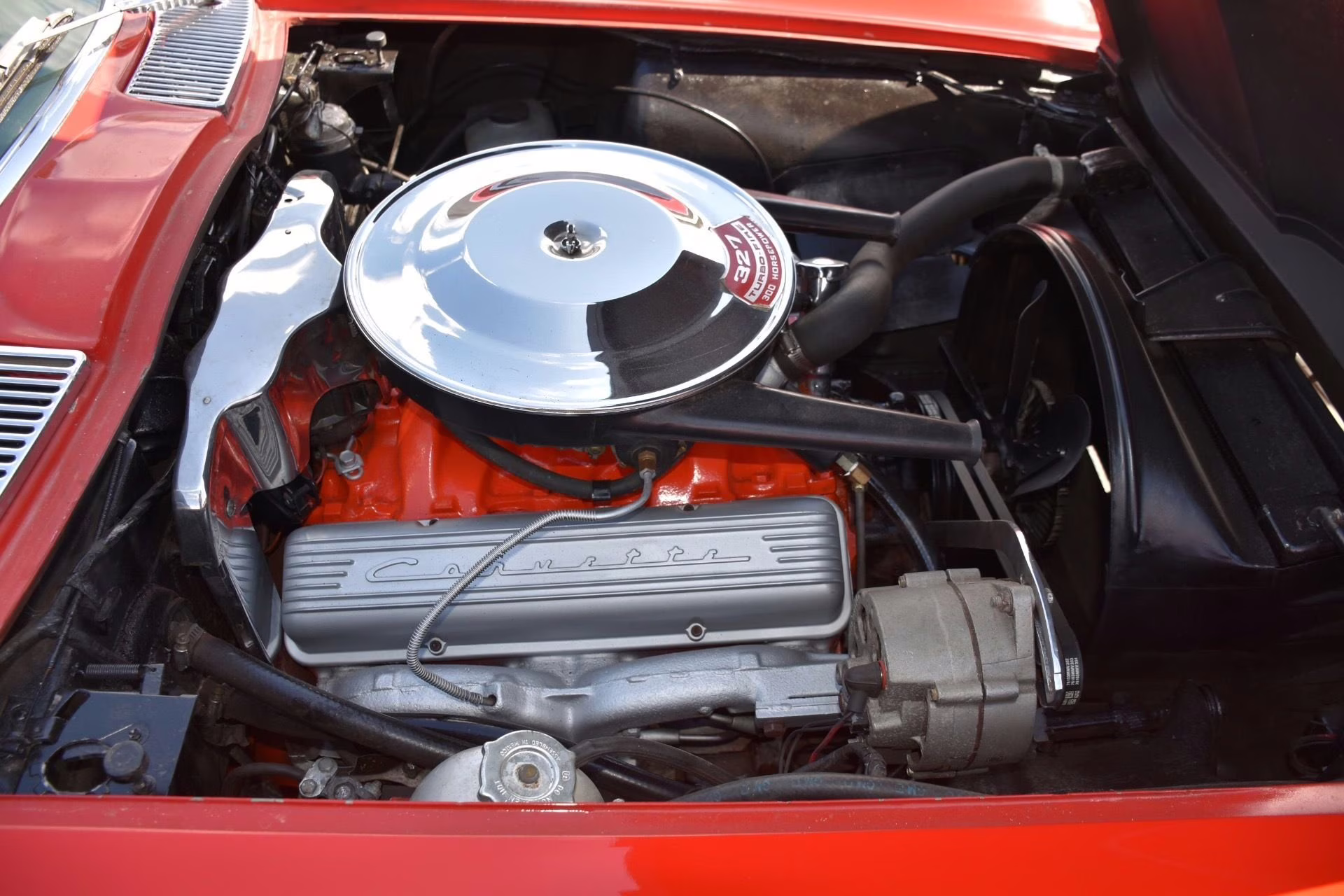 1964 Red Chevrolet Corvette Convertible