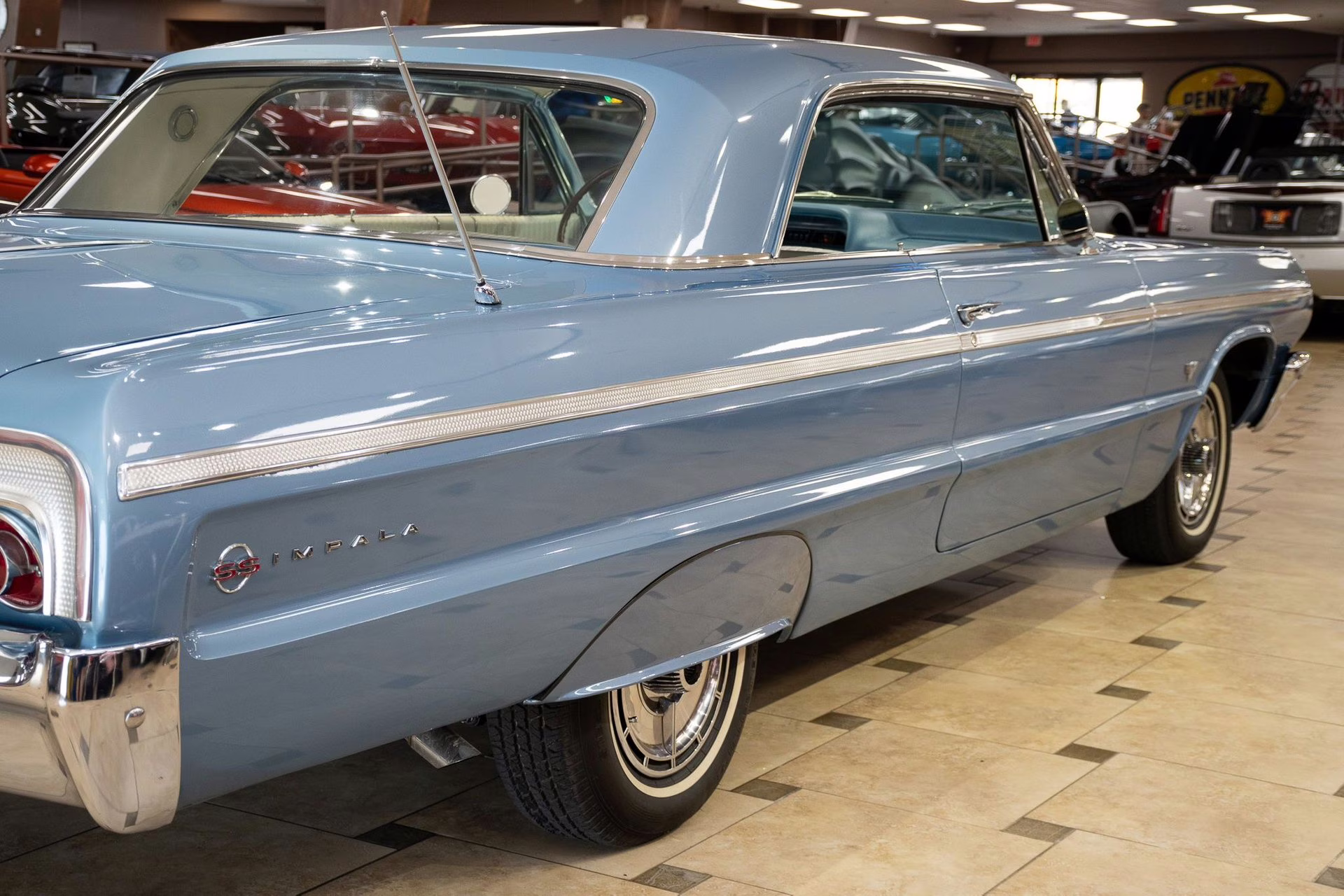 1964 Silver Blue Poly Chevrolet Impala