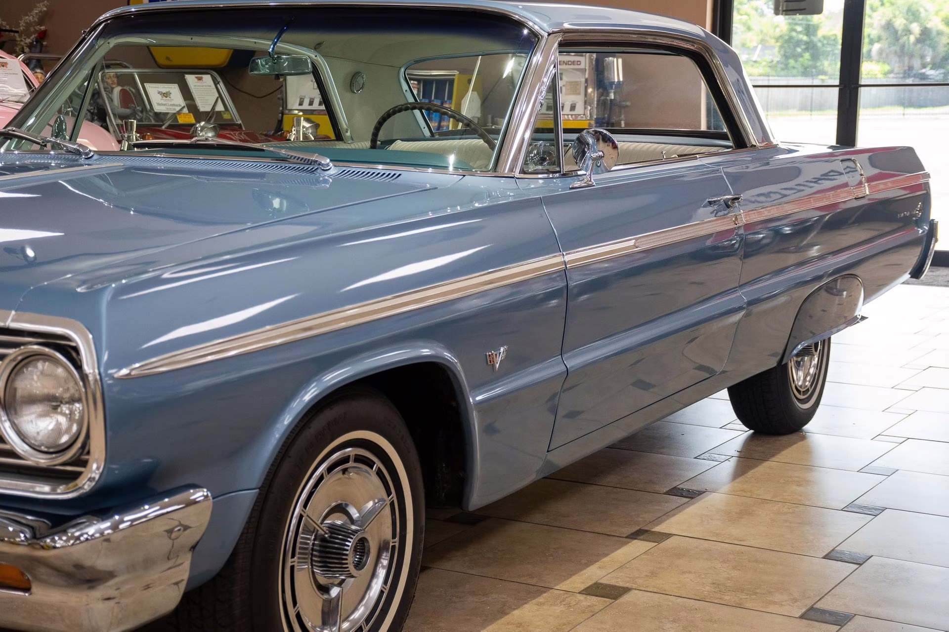 1964 Silver Blue Poly Chevrolet Impala