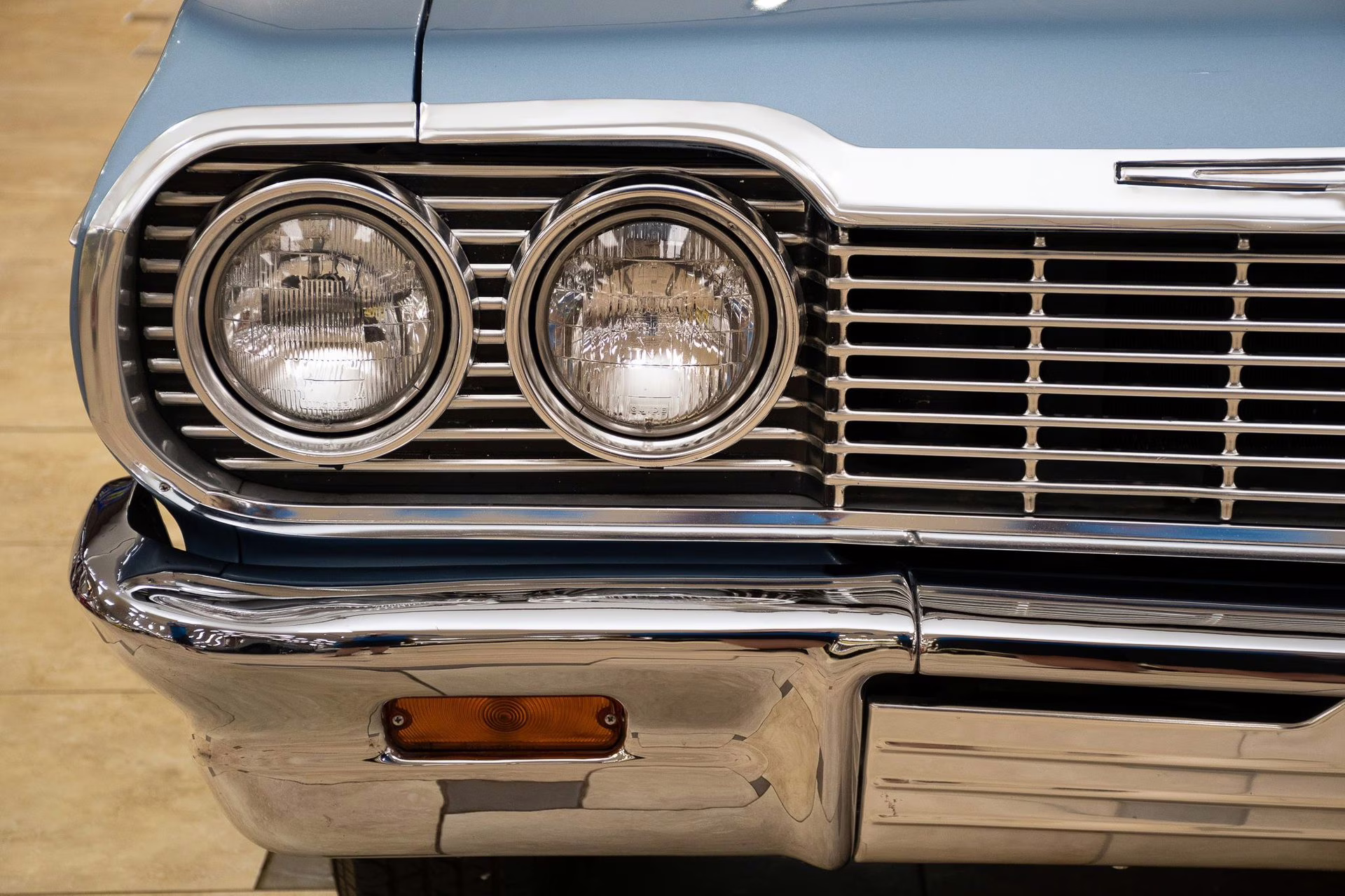 1964 Silver Blue Poly Chevrolet Impala