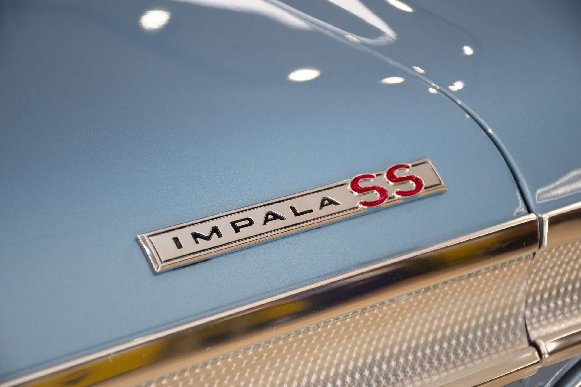 1964 Silver Blue Poly Chevrolet Impala