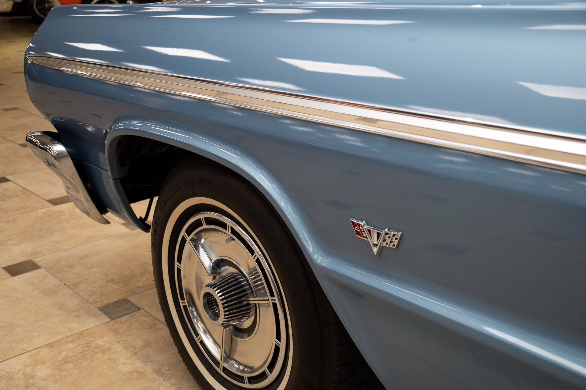 1964 Silver Blue Poly Chevrolet Impala