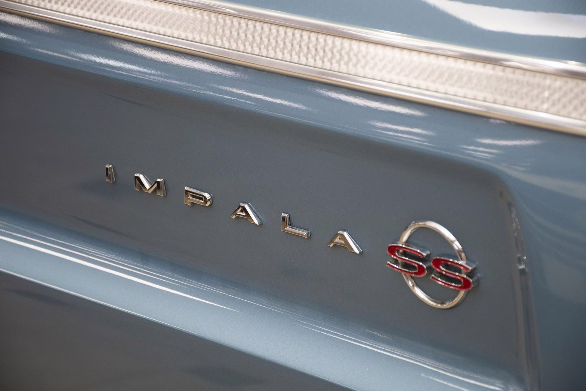 1964 Silver Blue Poly Chevrolet Impala