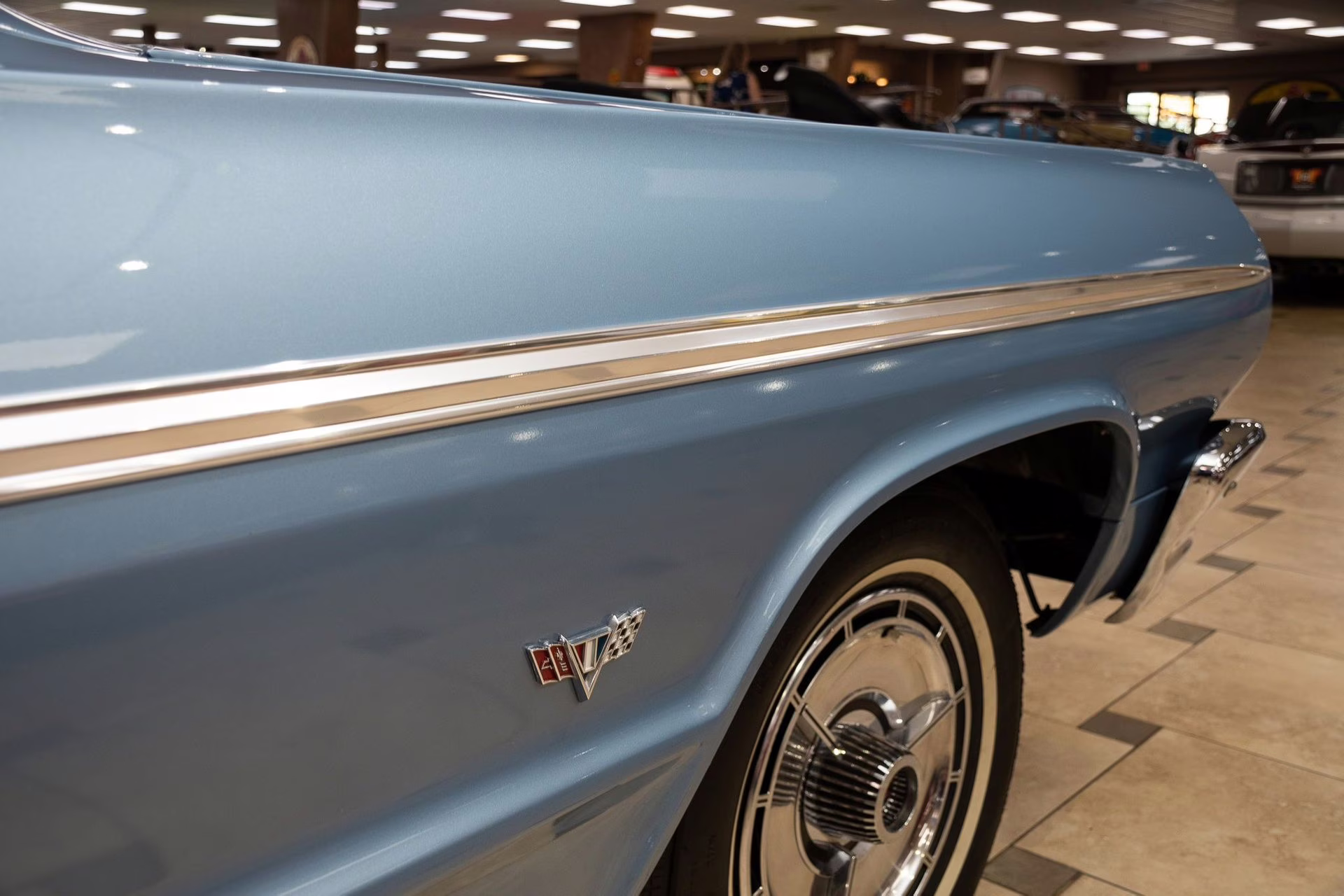 1964 Silver Blue Poly Chevrolet Impala