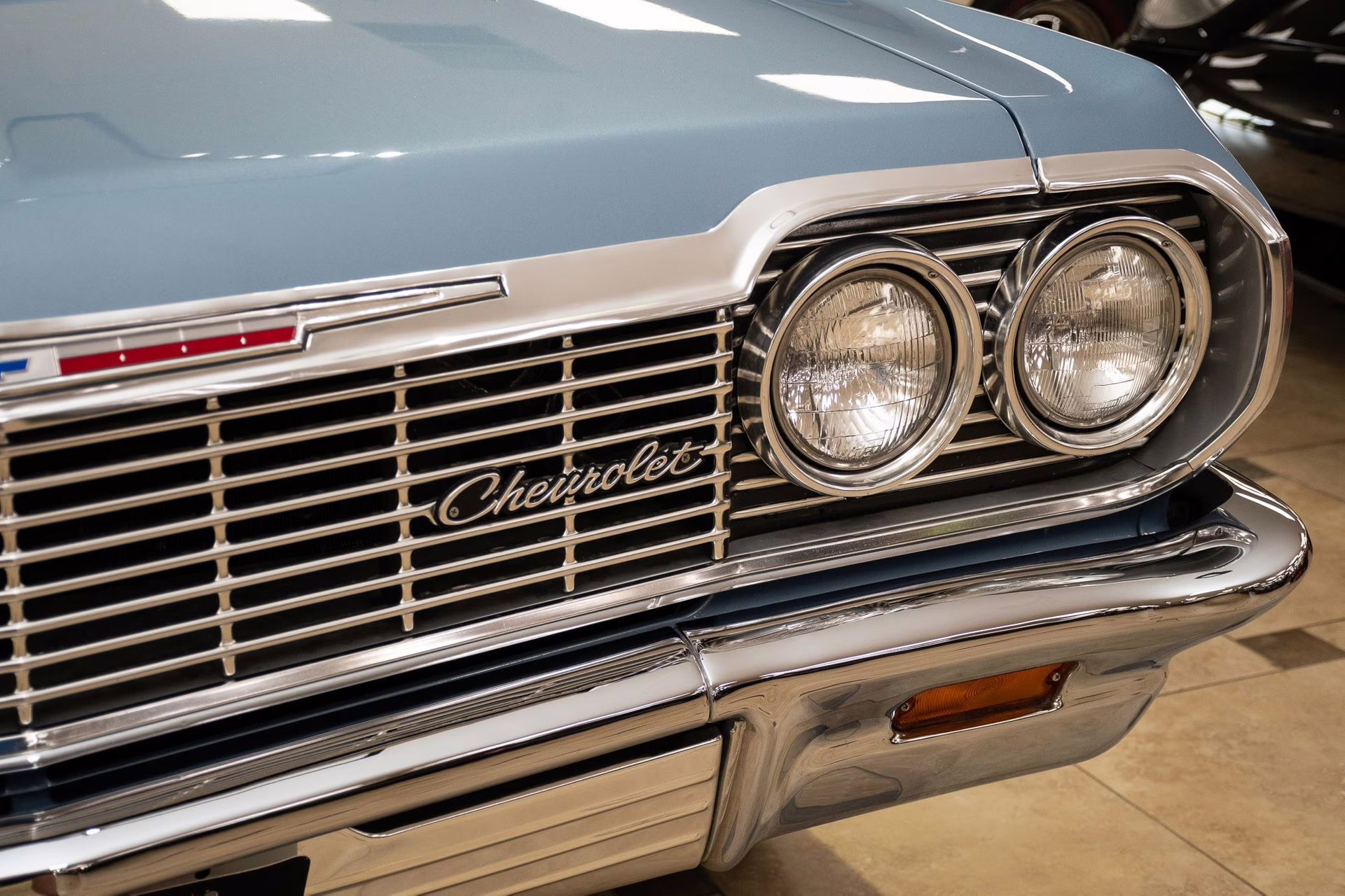 1964 Silver Blue Poly Chevrolet Impala