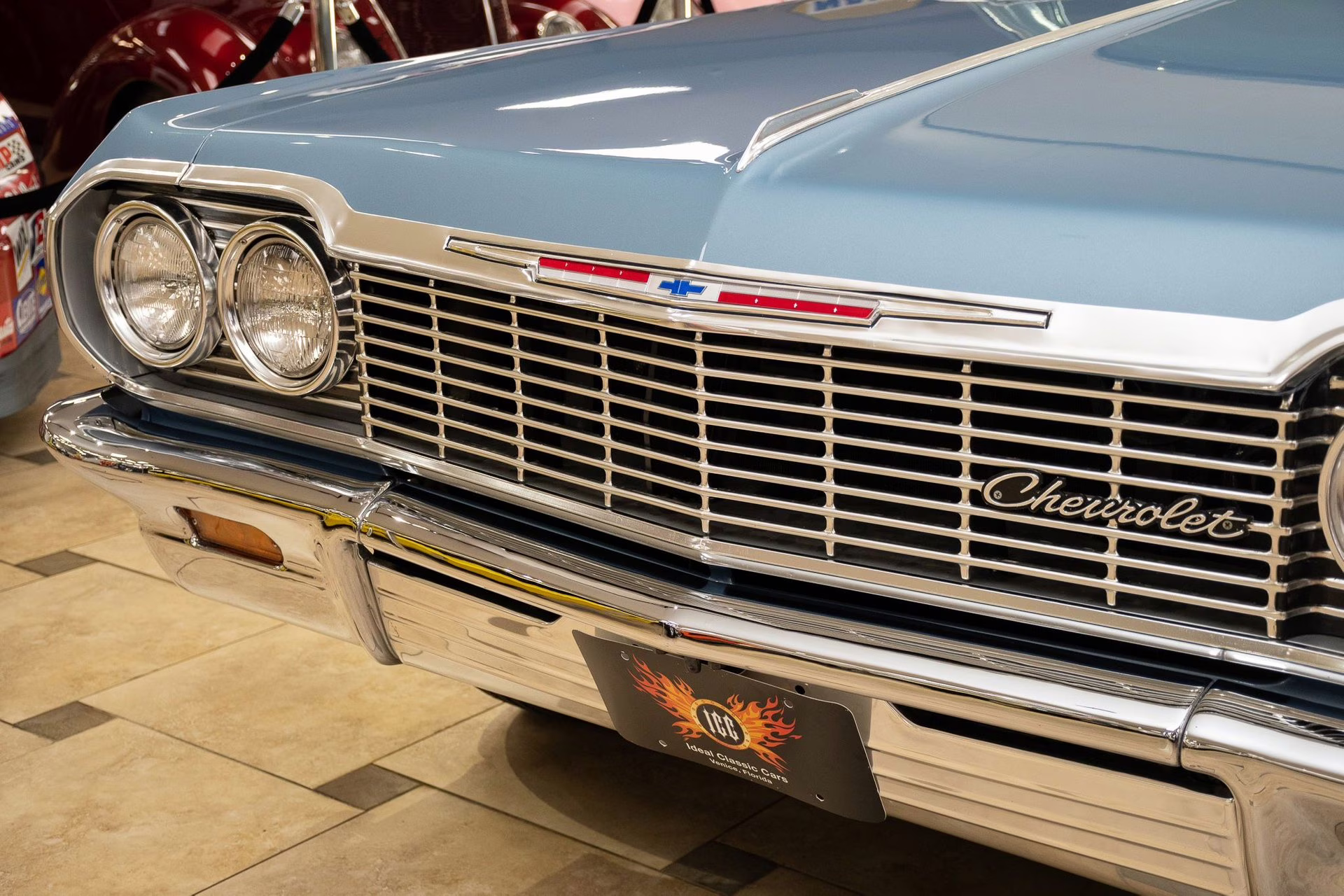 1964 Silver Blue Poly Chevrolet Impala