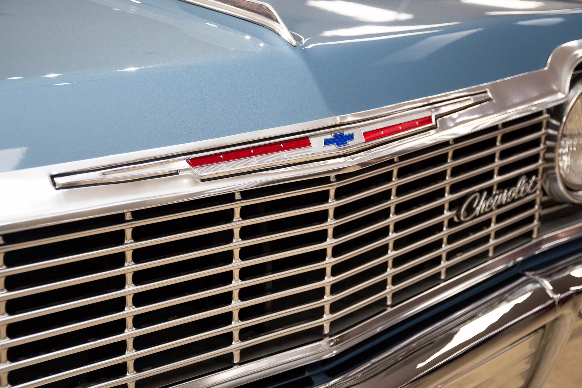 1964 Silver Blue Poly Chevrolet Impala