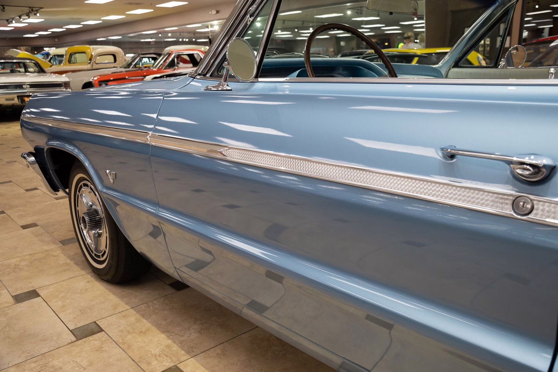 1964 Silver Blue Poly Chevrolet Impala
