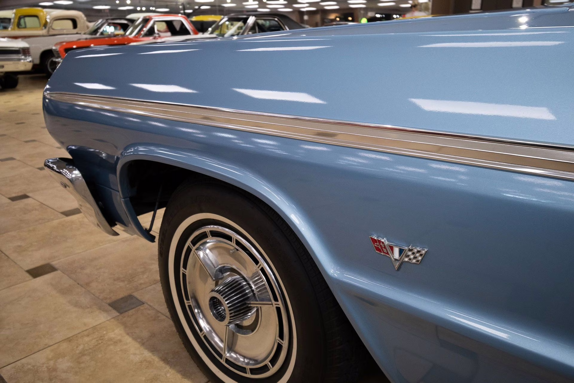 1964 Silver Blue Poly Chevrolet Impala