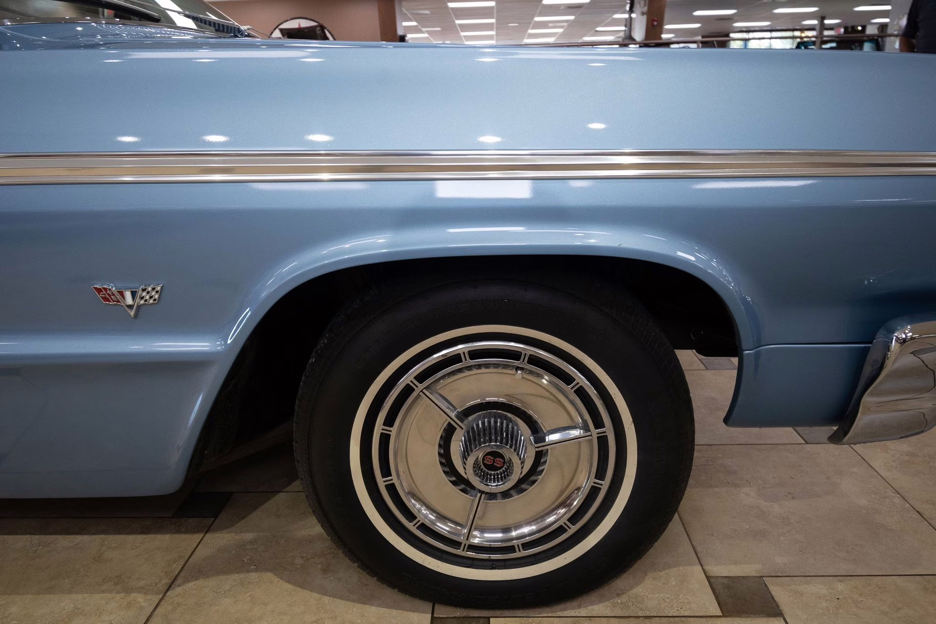 1964 Silver Blue Poly Chevrolet Impala