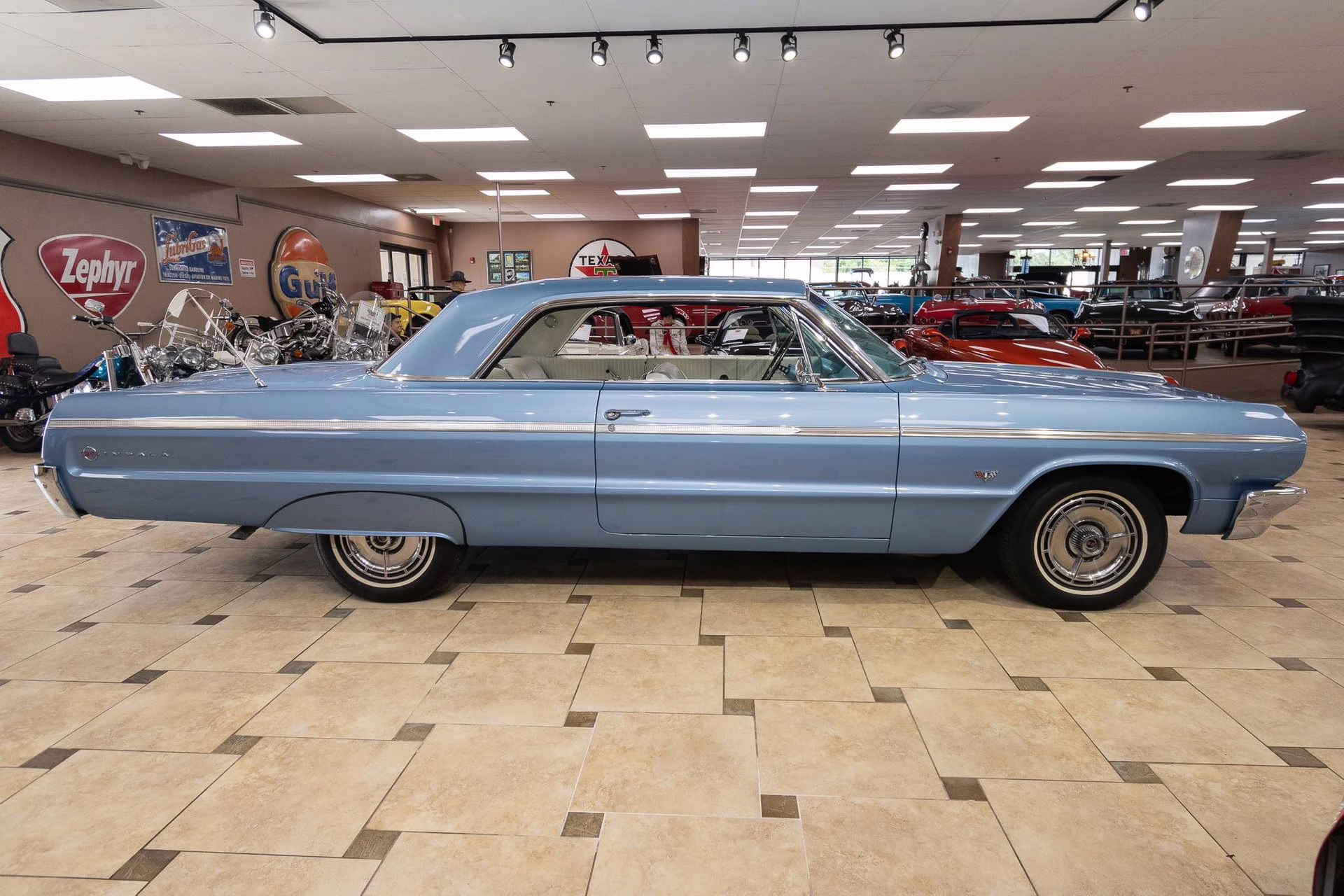 1964 Silver Blue Poly Chevrolet Impala