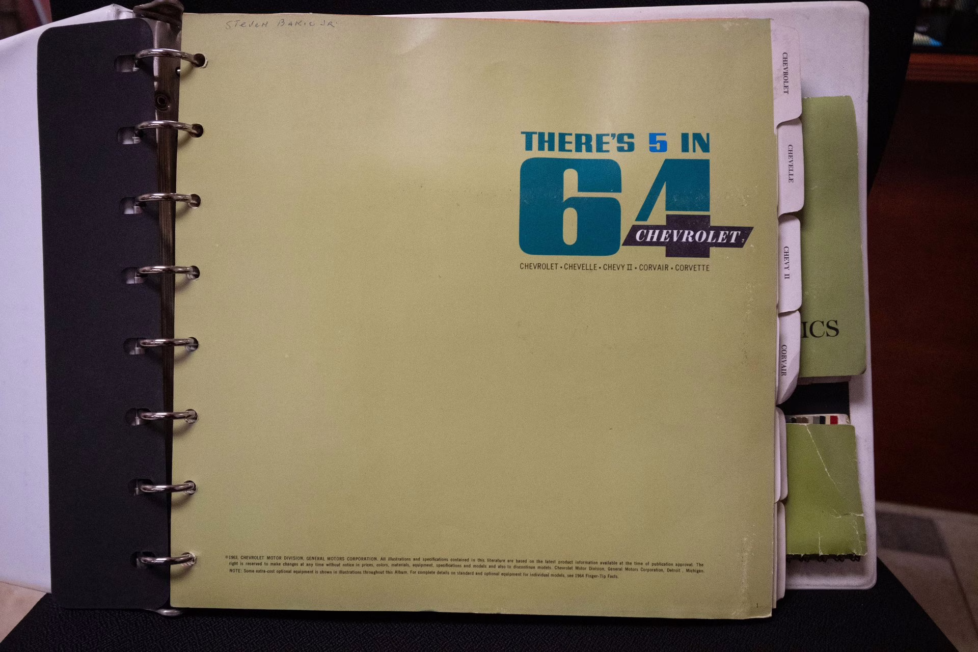 1964 Silver Blue Poly Chevrolet Impala