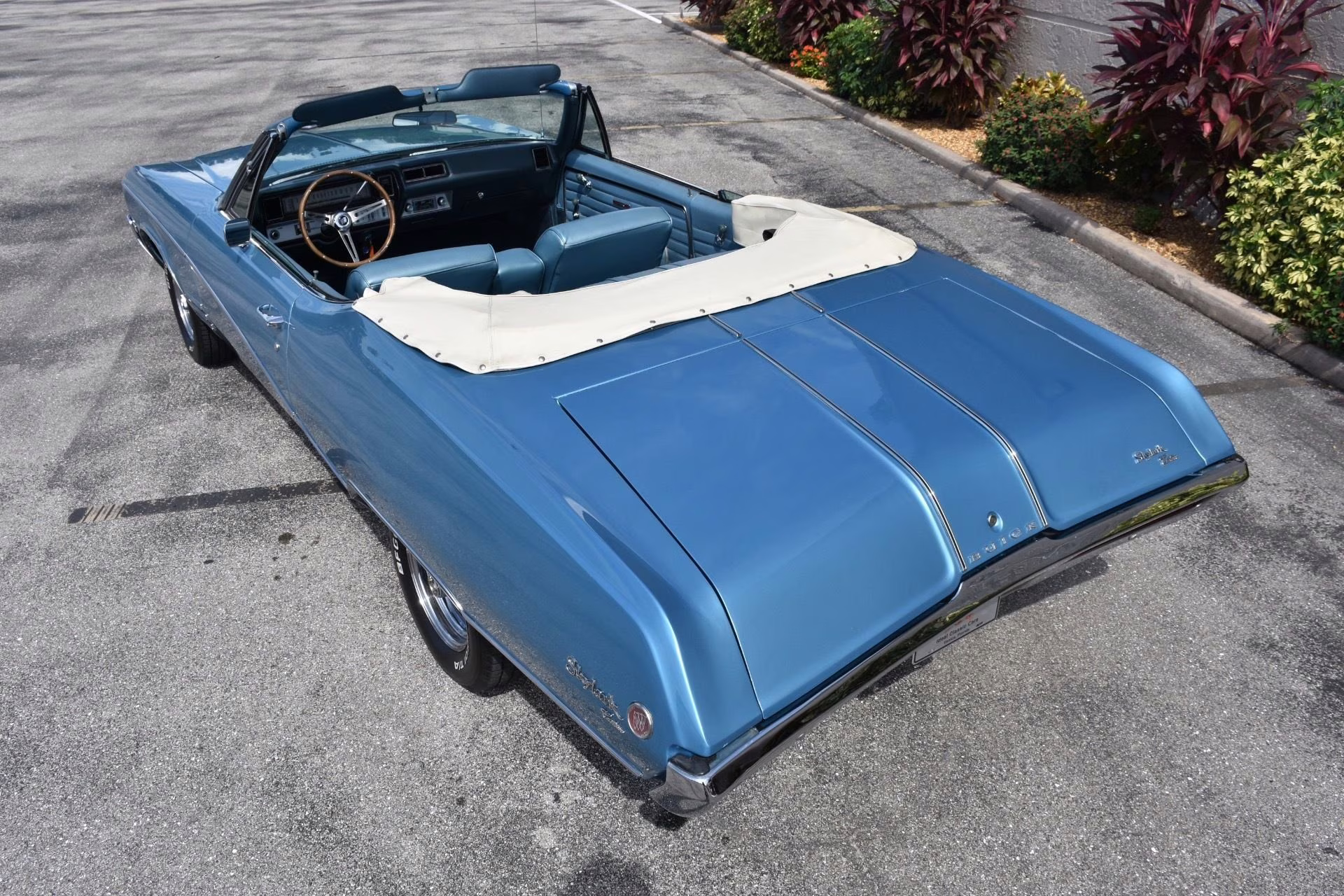 1968 Blue Buick Skylark Convertible