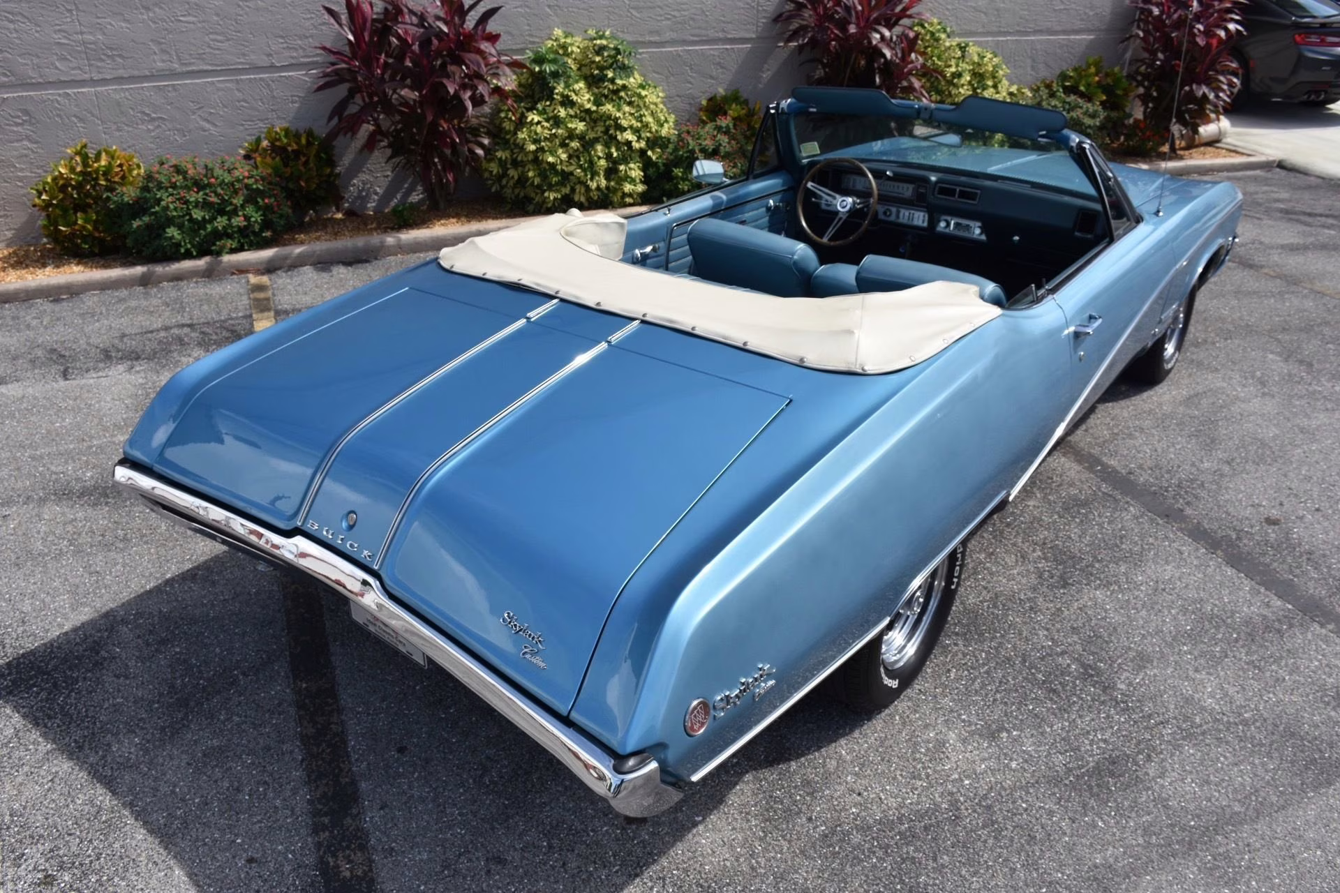 1968 Blue Buick Skylark Convertible