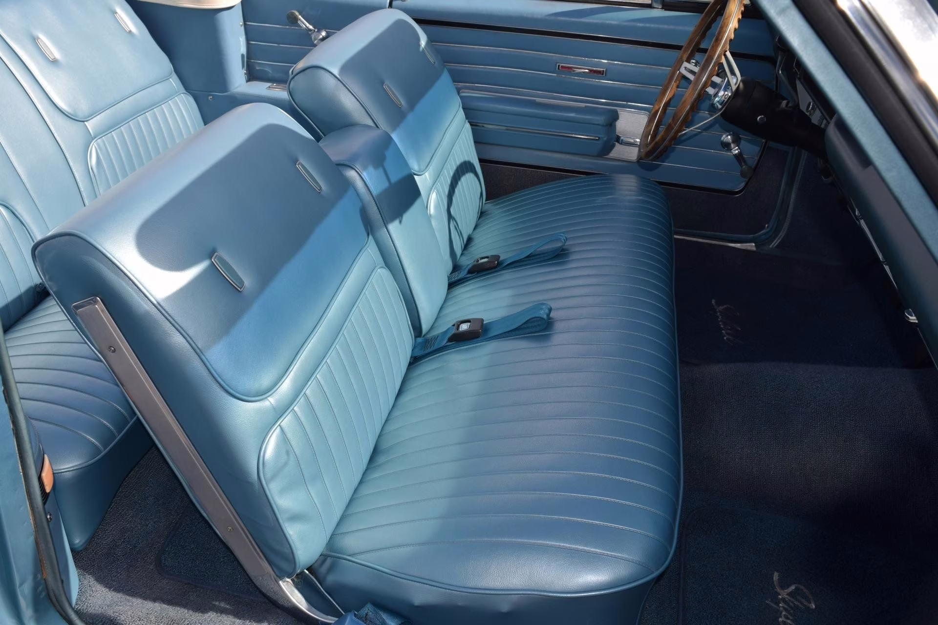 1968 Blue Buick Skylark Convertible