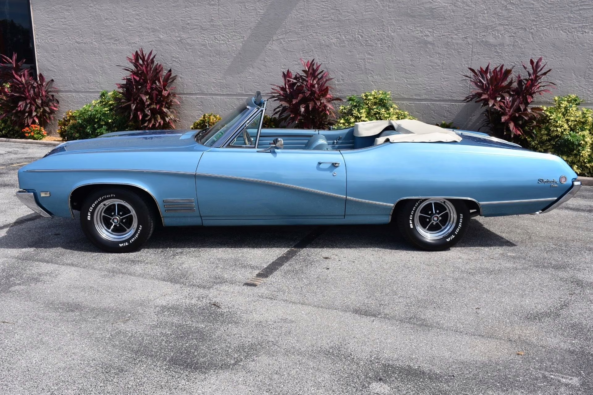 1968 Blue Buick Skylark Convertible