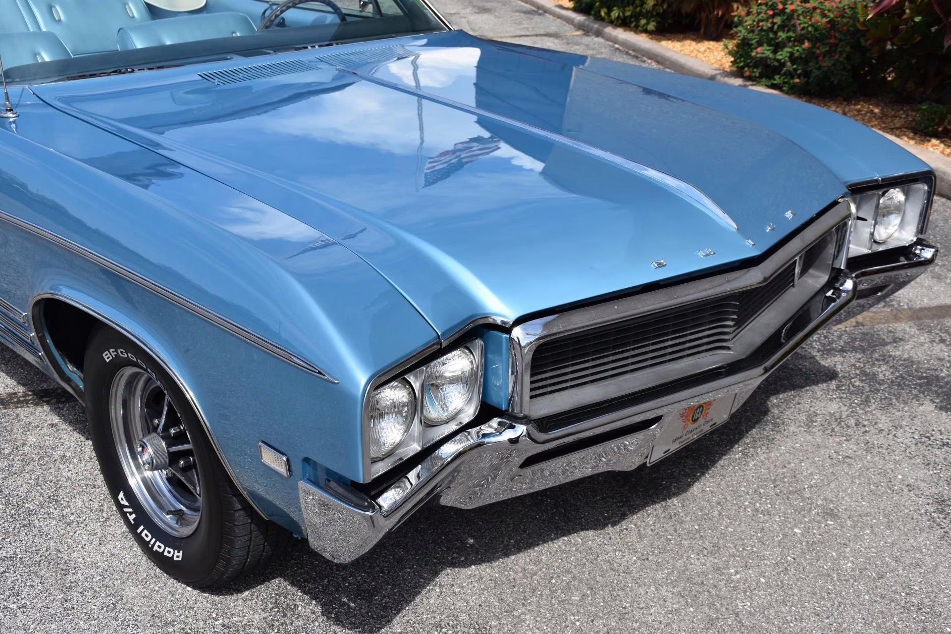 1968 Blue Buick Skylark Convertible