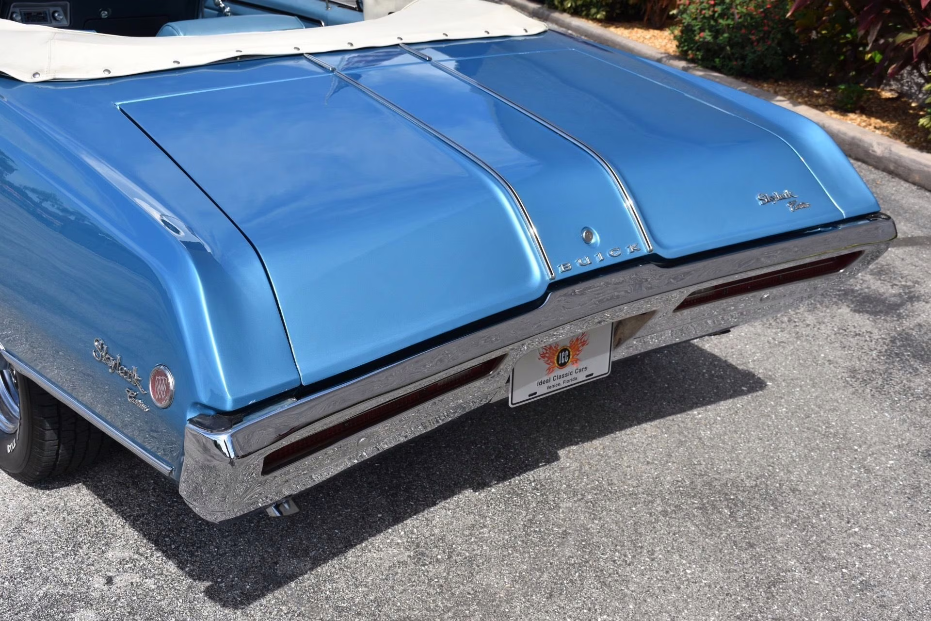 1968 Blue Buick Skylark Convertible