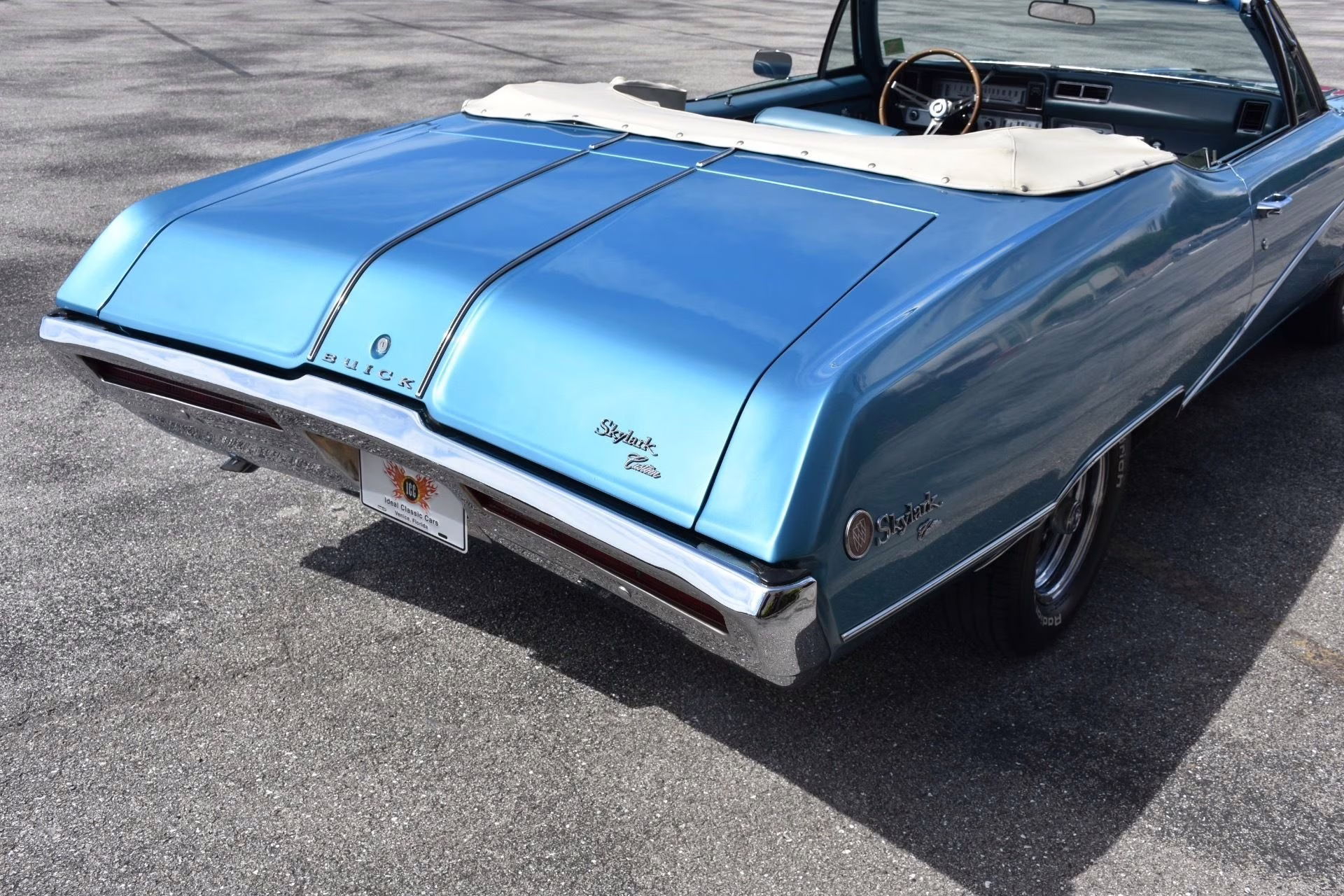 1968 Blue Buick Skylark Convertible