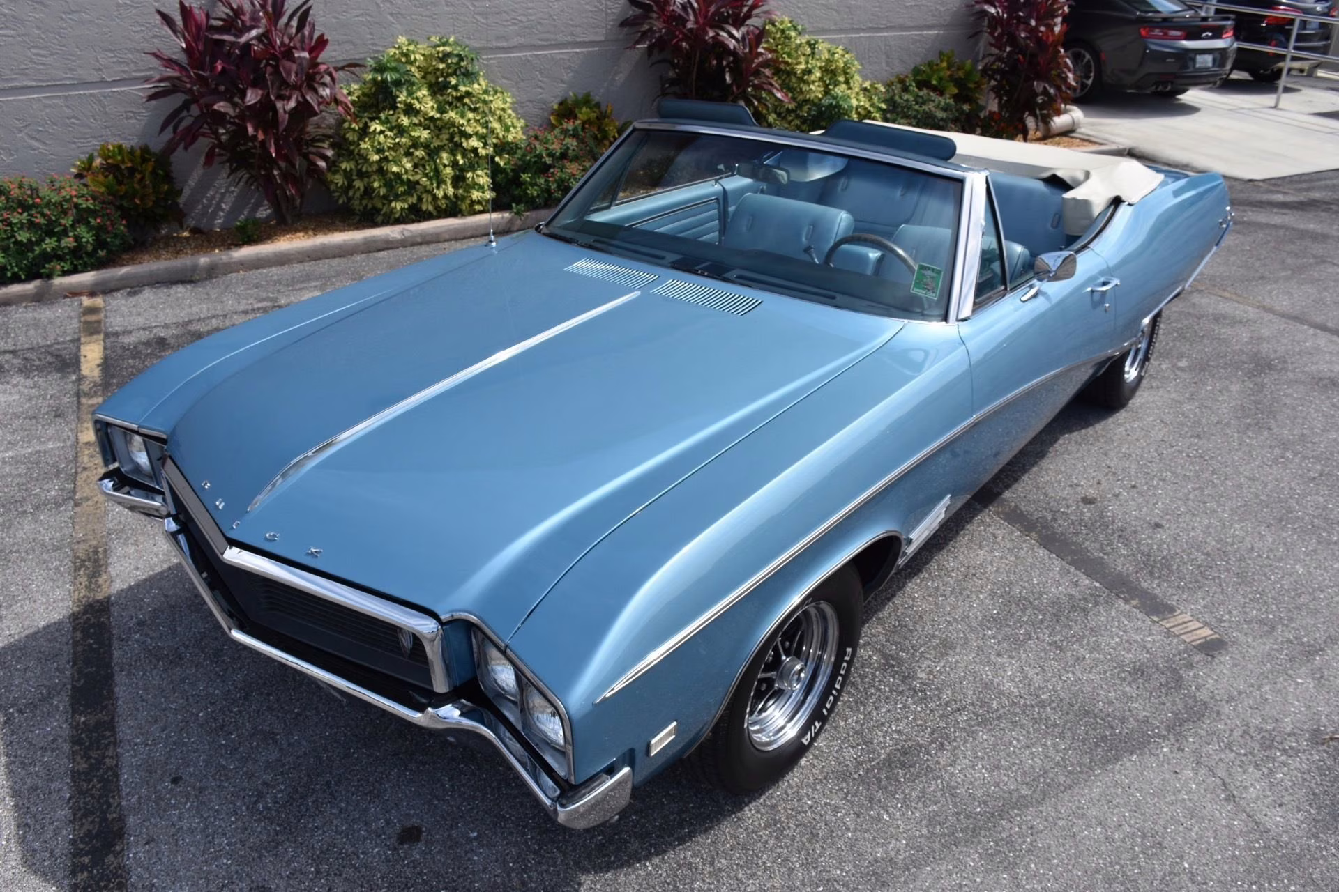 1968 Blue Buick Skylark Convertible