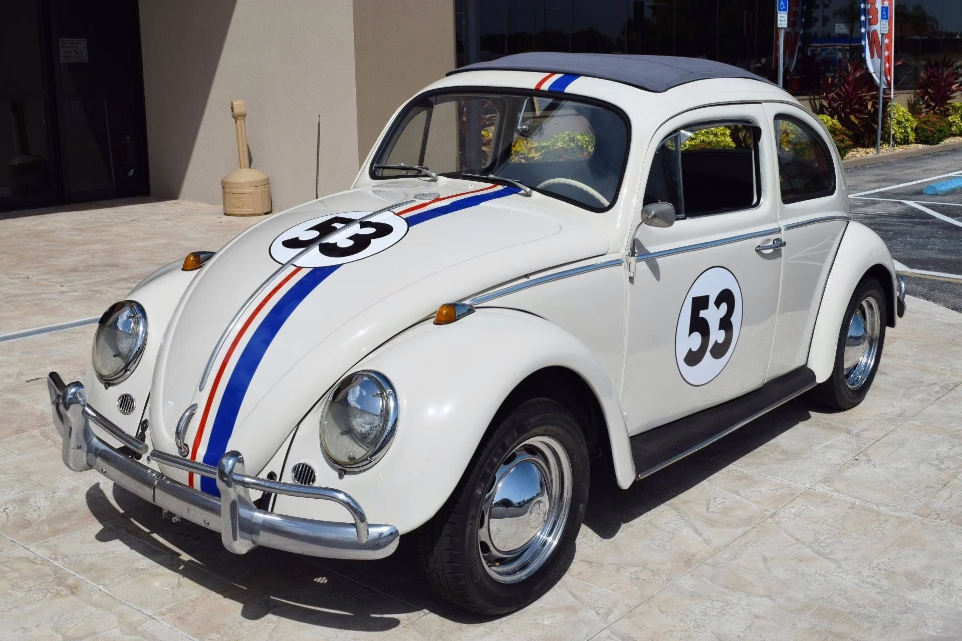1962 White Z Movie CAR Herbie 3 Volkswagen