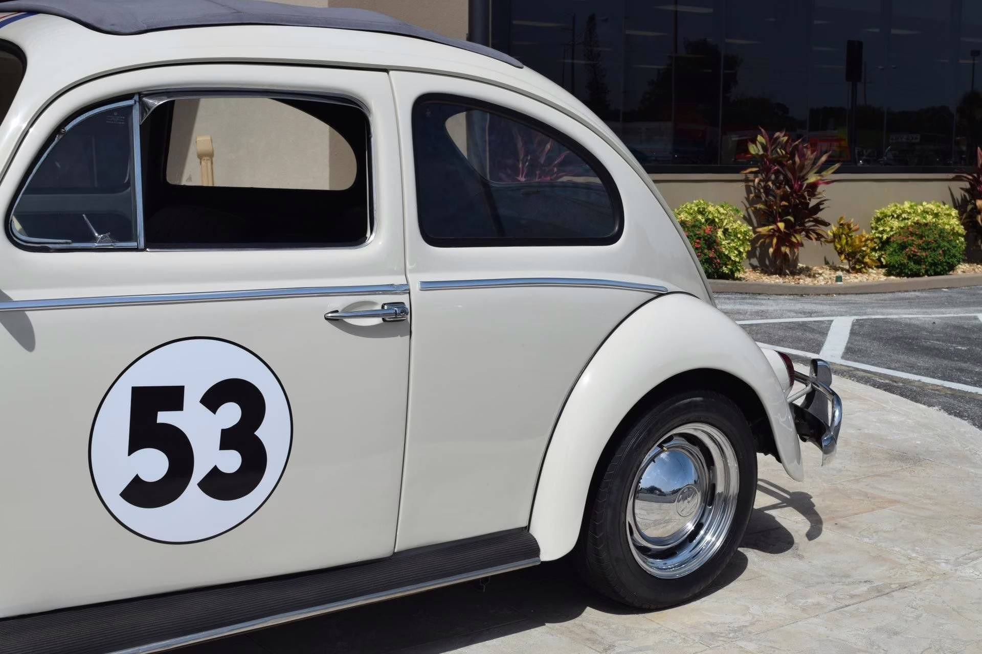 1962 White Z Movie CAR Herbie 3 Volkswagen
