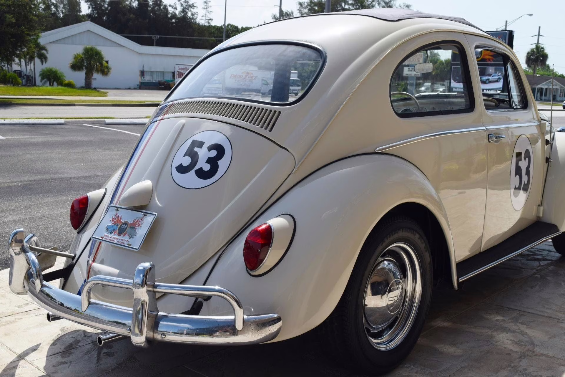 1962 White Z Movie CAR Herbie 3 Volkswagen
