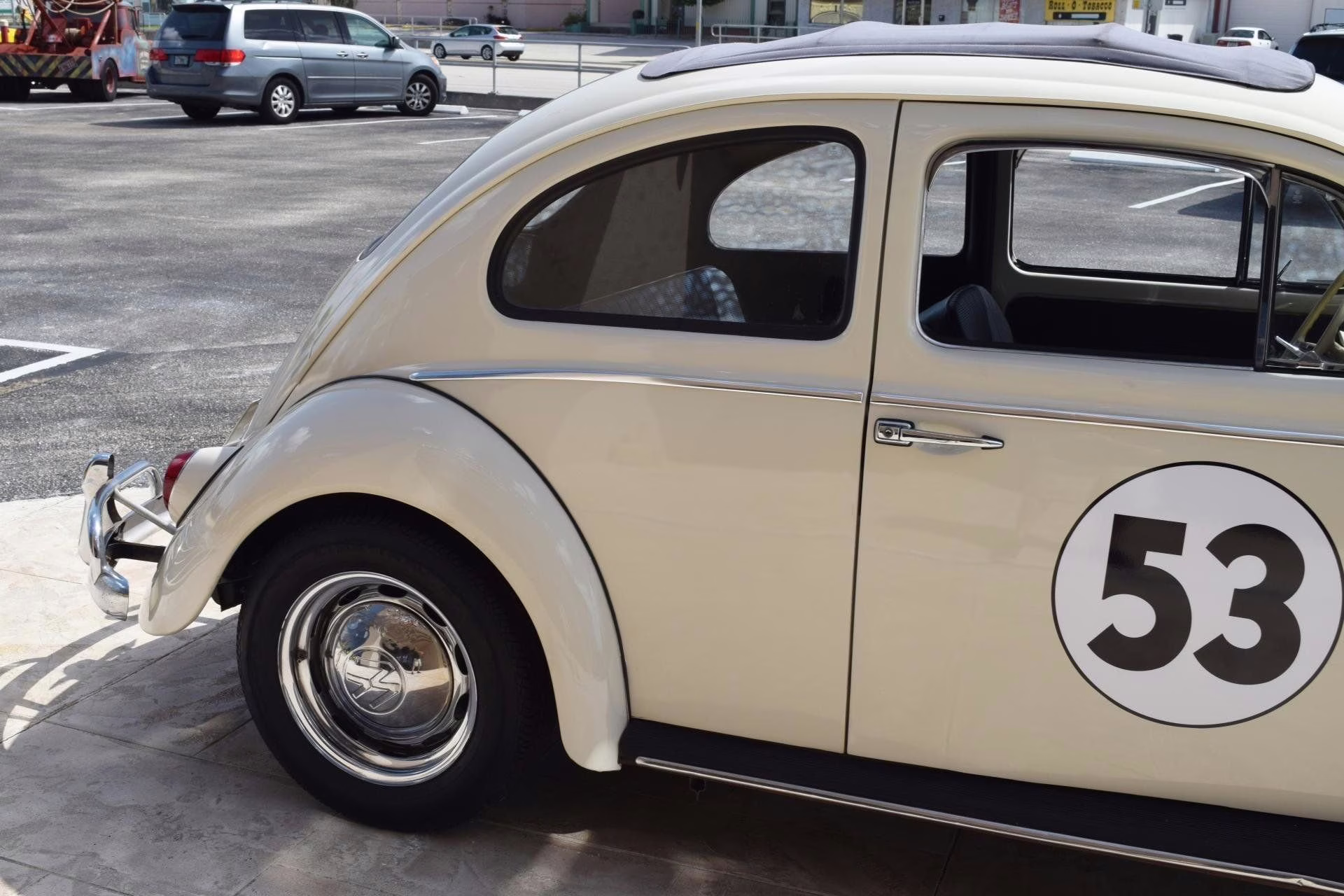 1962 White Z Movie CAR Herbie 3 Volkswagen