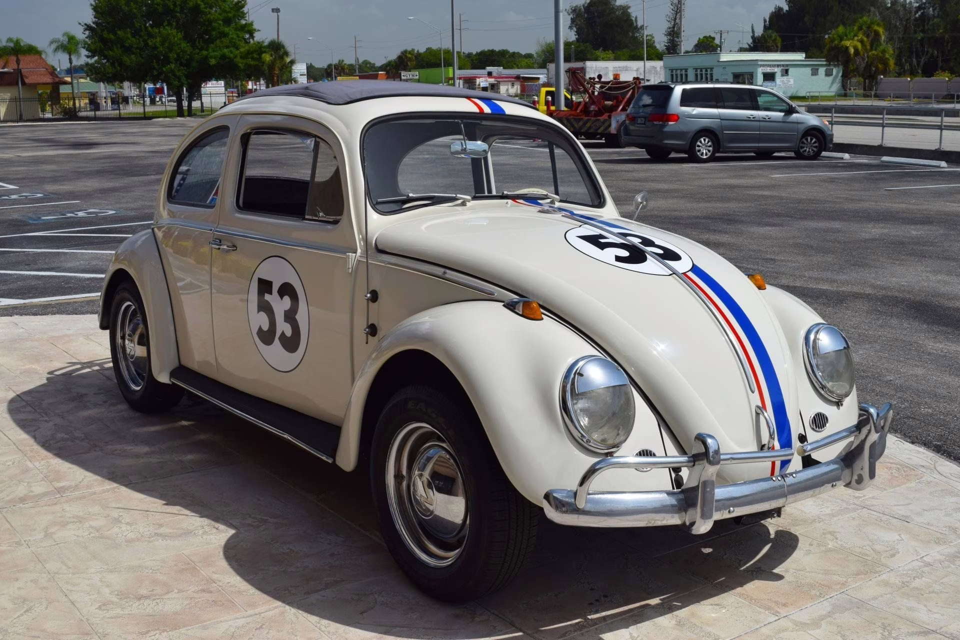 1962 White Z Movie CAR Herbie 3 Volkswagen