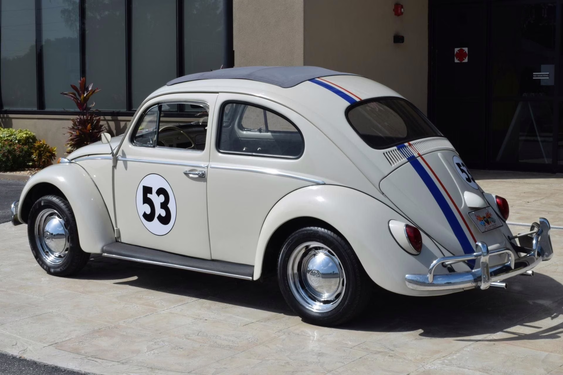 1962 White Z Movie CAR Herbie 3 Volkswagen