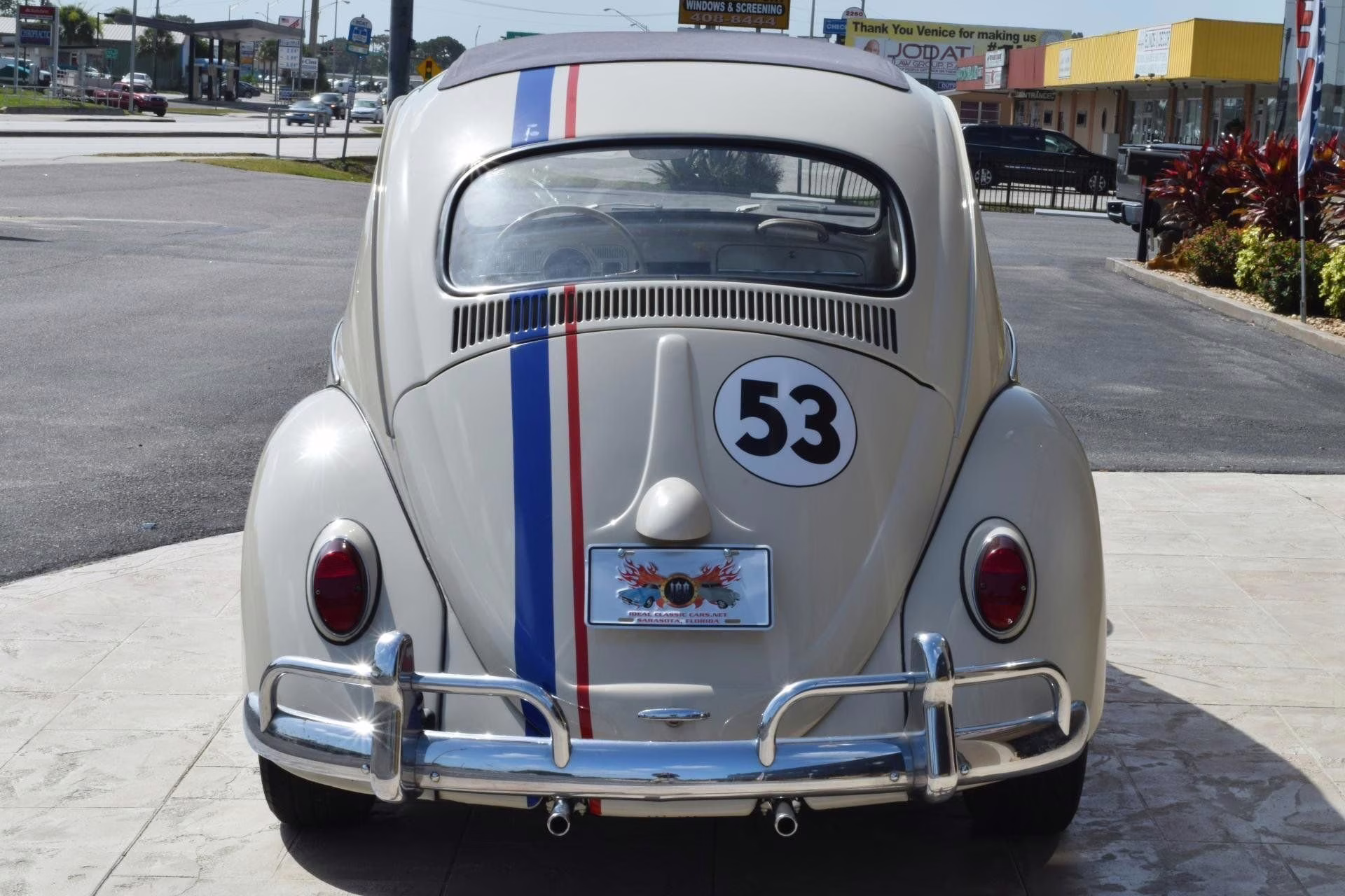 1962 White Z Movie CAR Herbie 3 Volkswagen