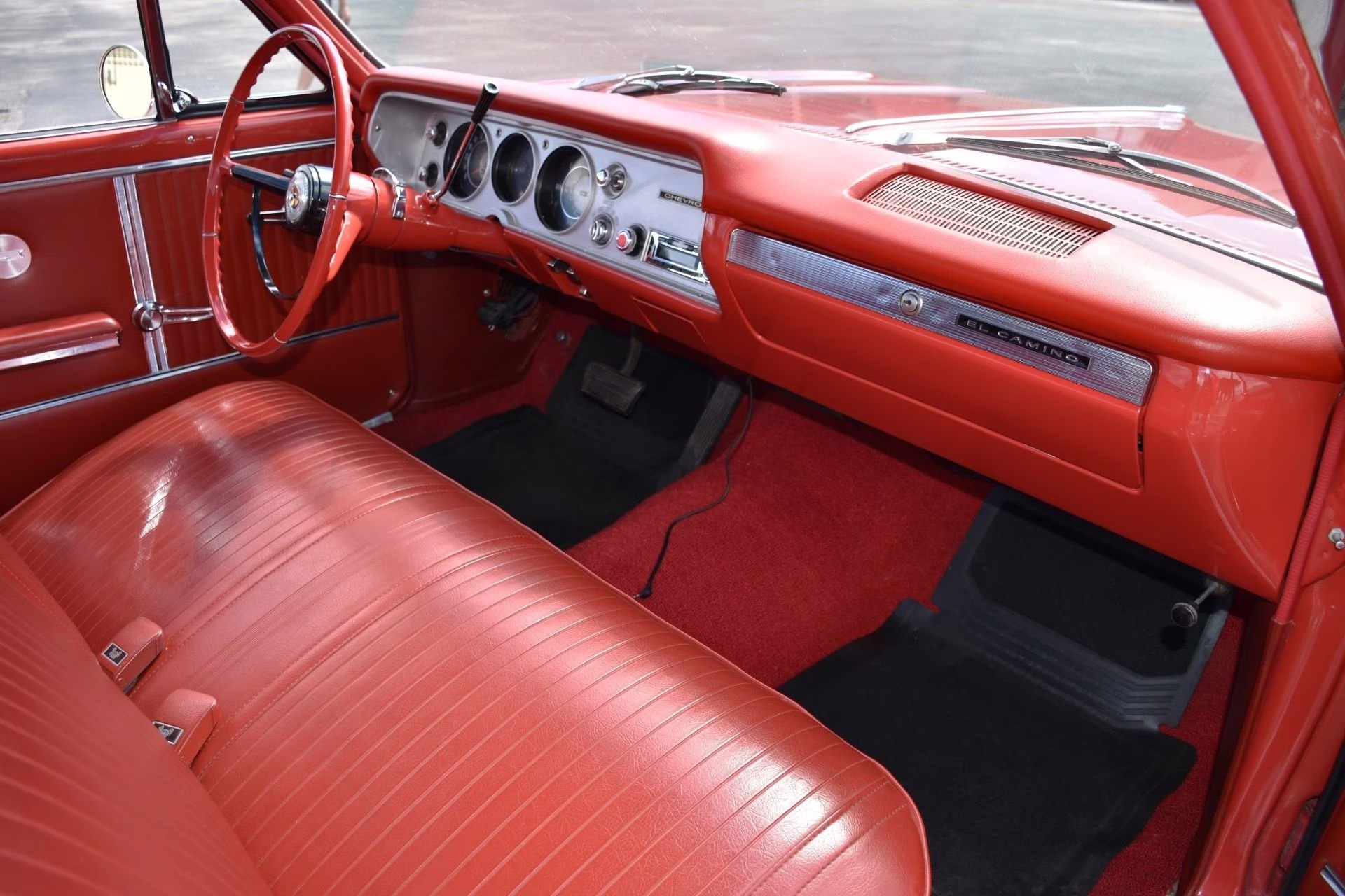 1964 Red Chevrolet El Camino Coupe