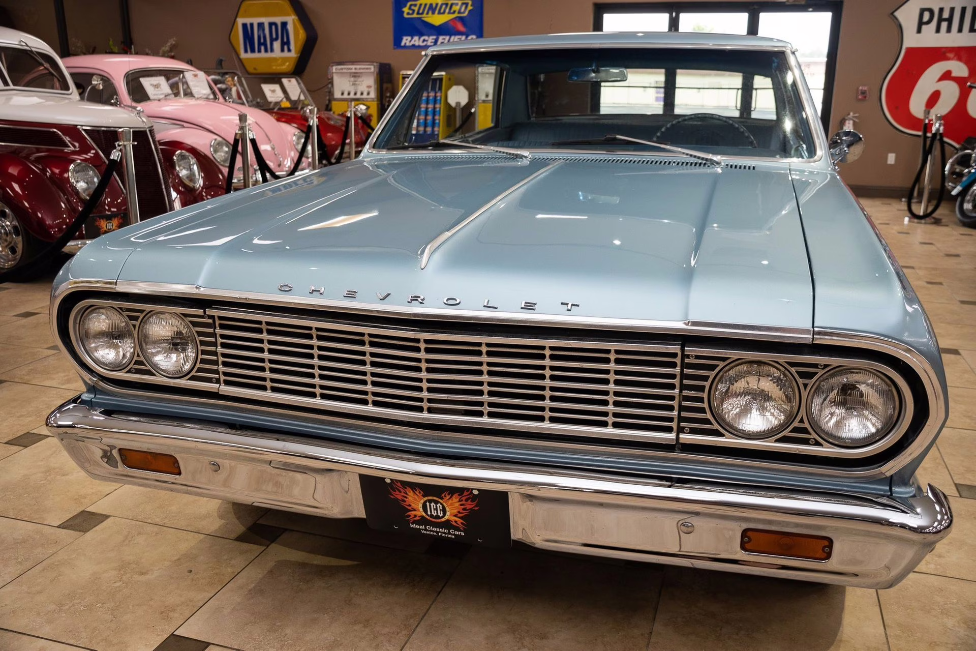 1964 Silver Blue Poly Chevrolet Malibu