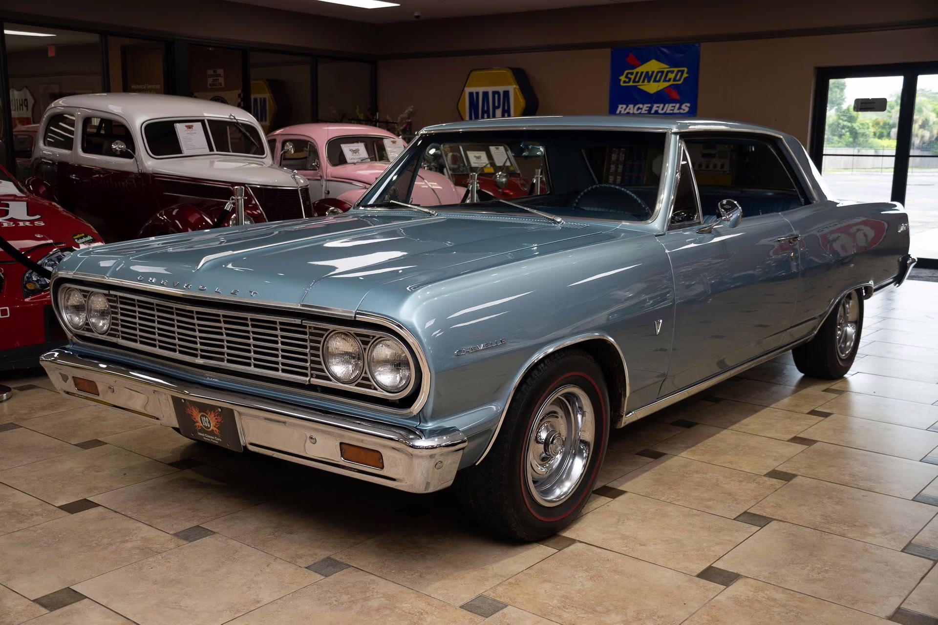 1964 Silver Blue Poly Chevrolet Malibu