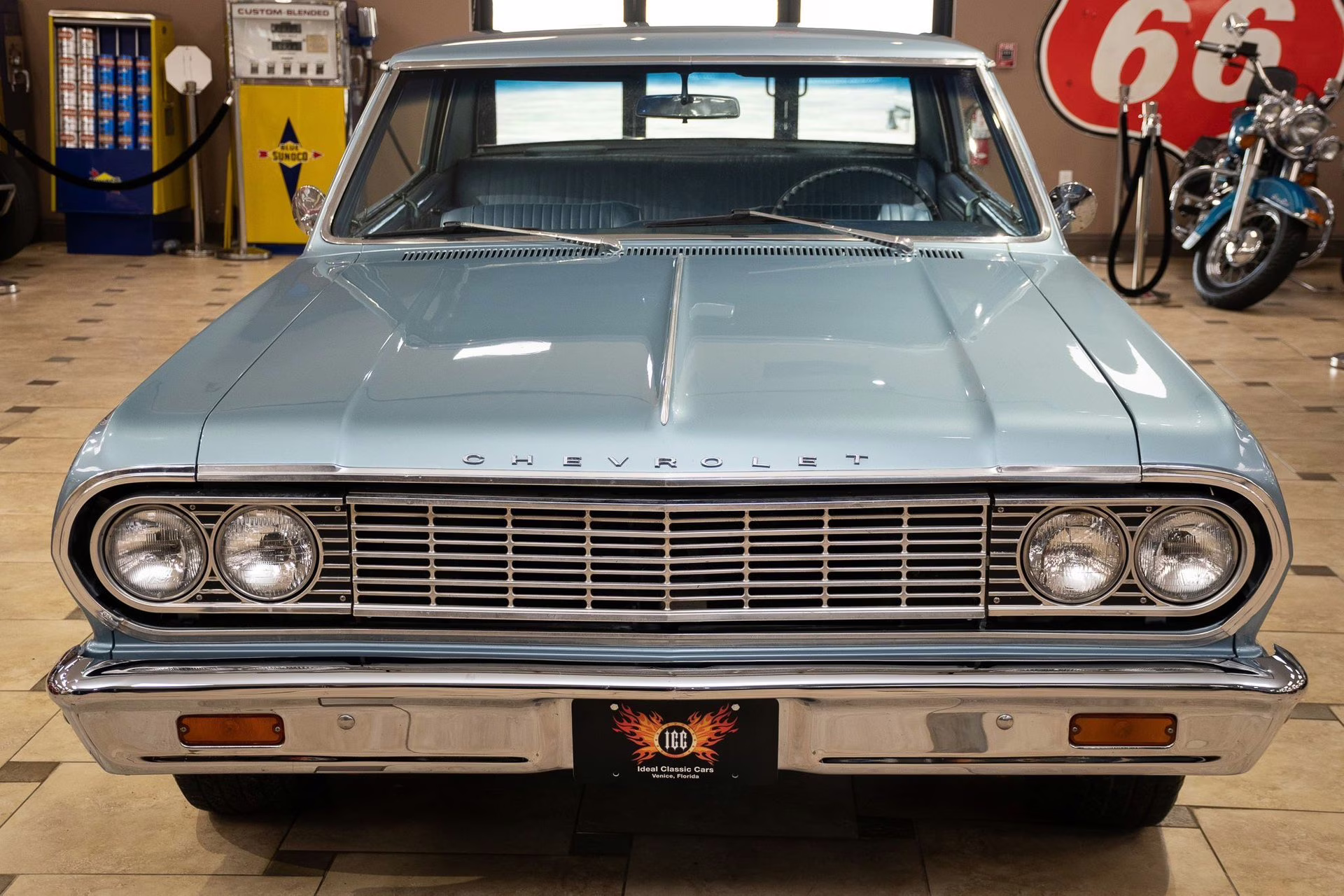 1964 Silver Blue Poly Chevrolet Malibu