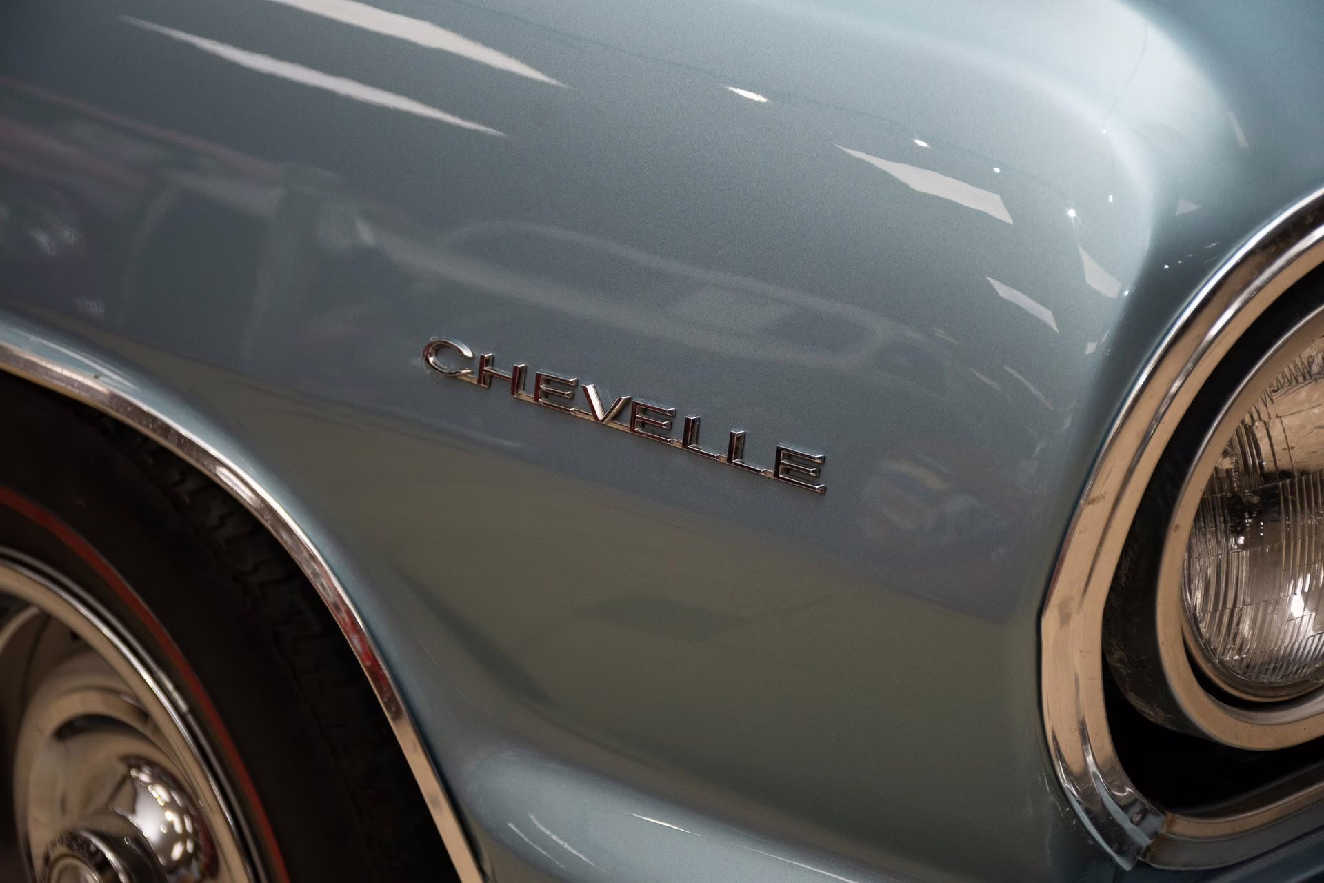 1964 Silver Blue Poly Chevrolet Malibu