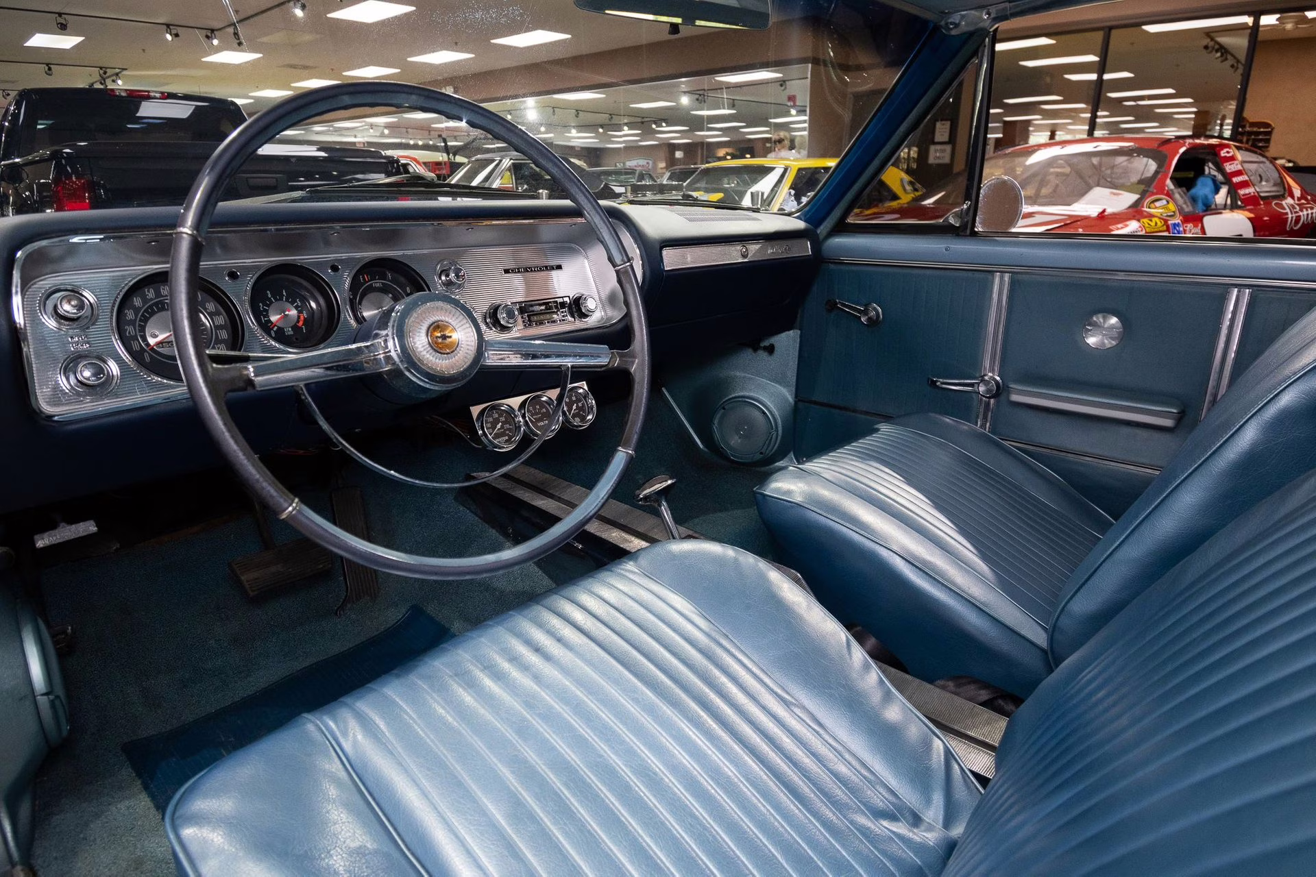 1964 Silver Blue Poly Chevrolet Malibu