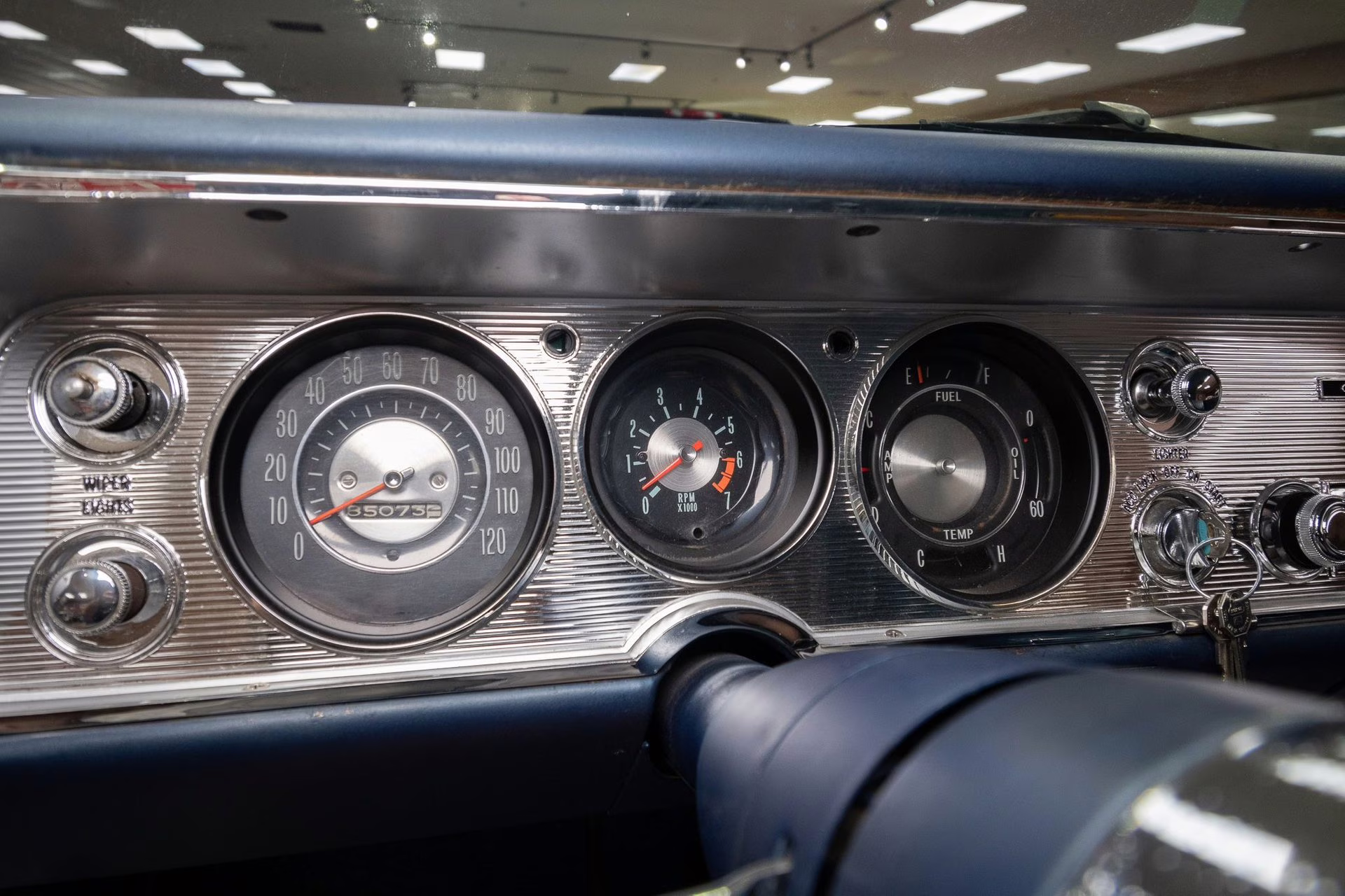 1964 Silver Blue Poly Chevrolet Malibu