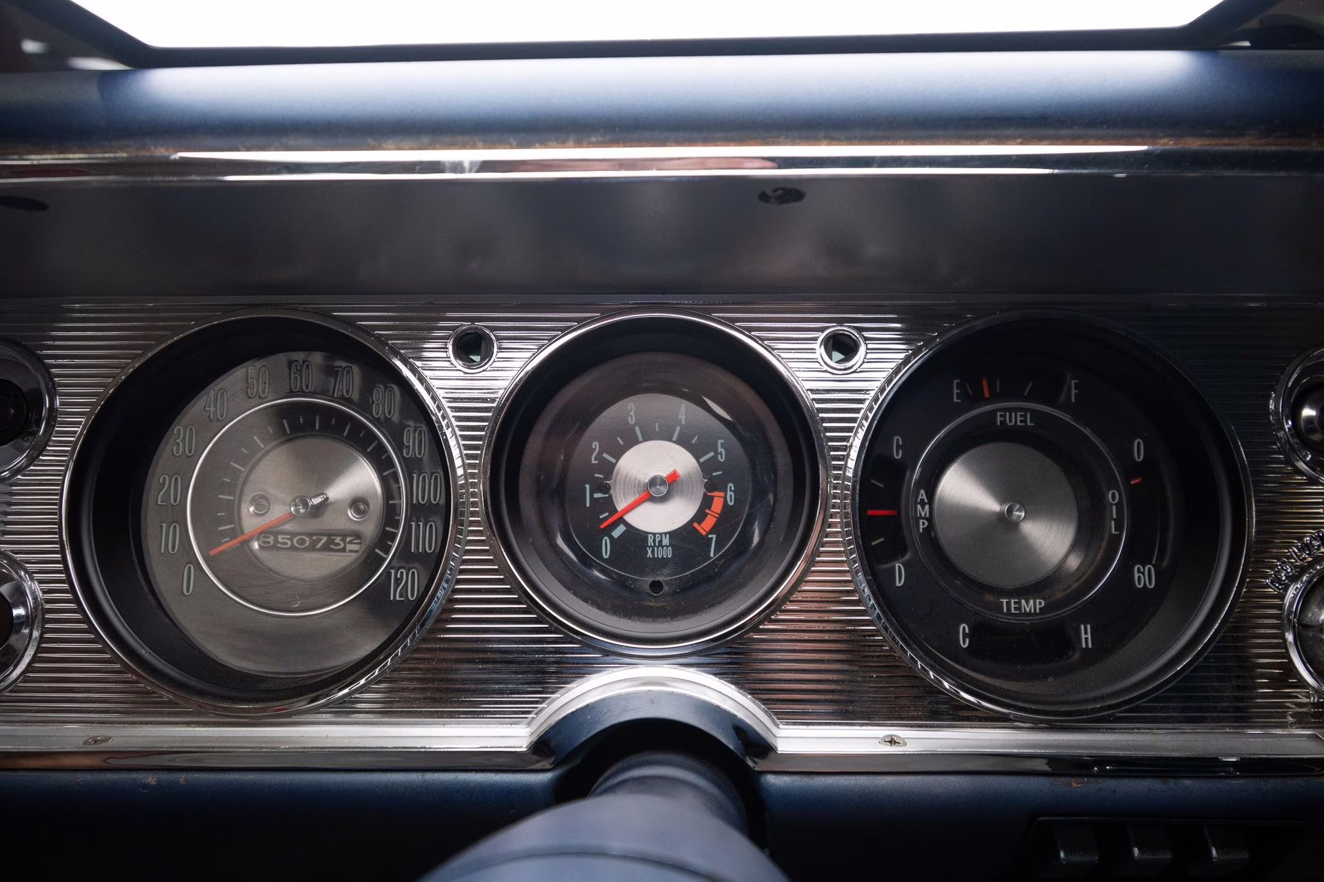 1964 Silver Blue Poly Chevrolet Malibu