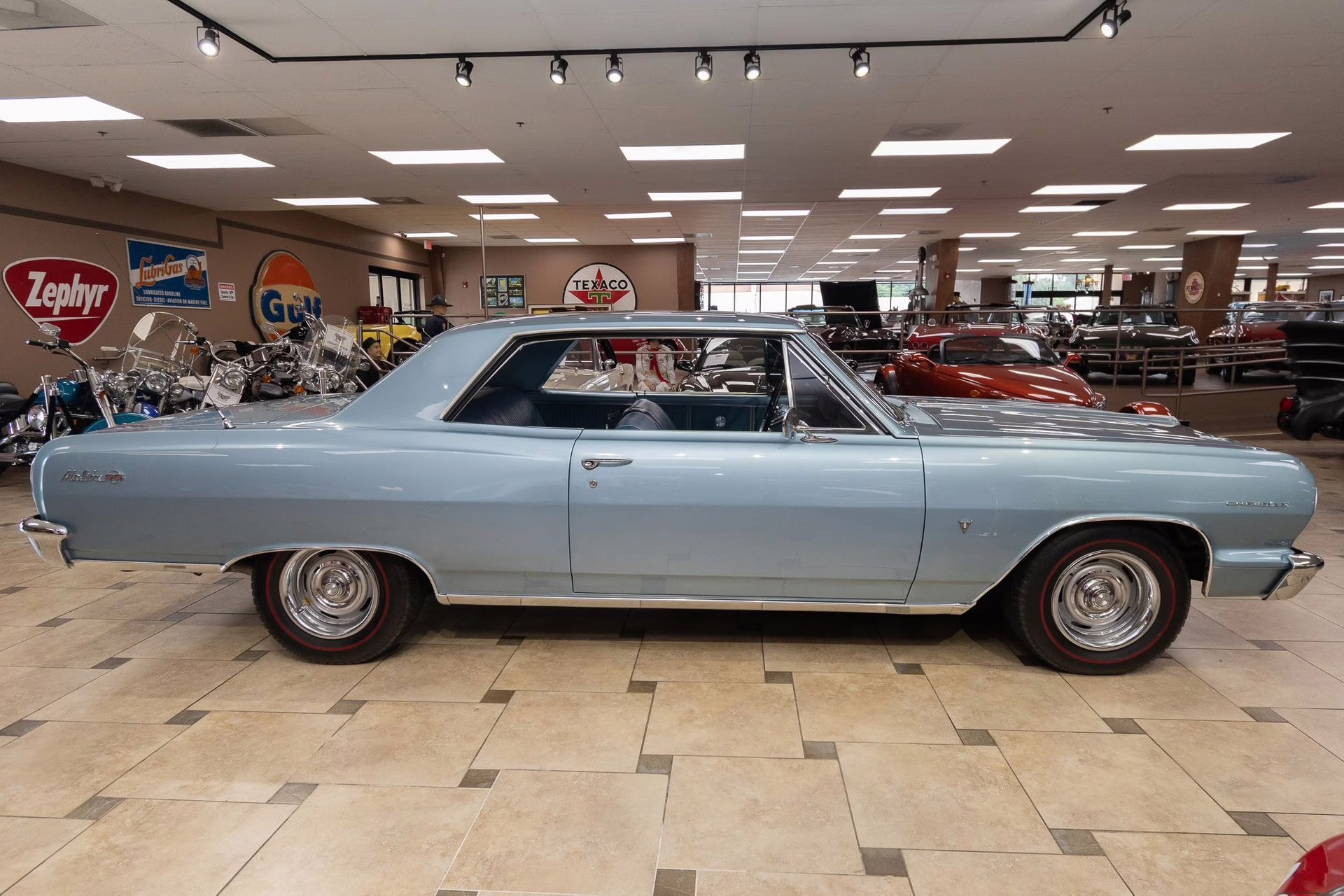 1964 Silver Blue Poly Chevrolet Malibu