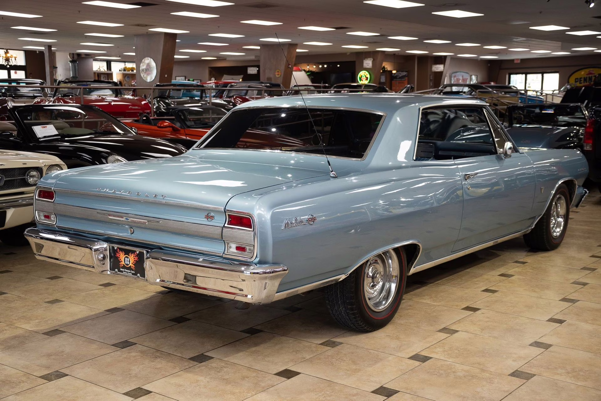 1964 Silver Blue Poly Chevrolet Malibu