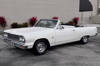 1964 White Chevrolet Chevelle Convertible