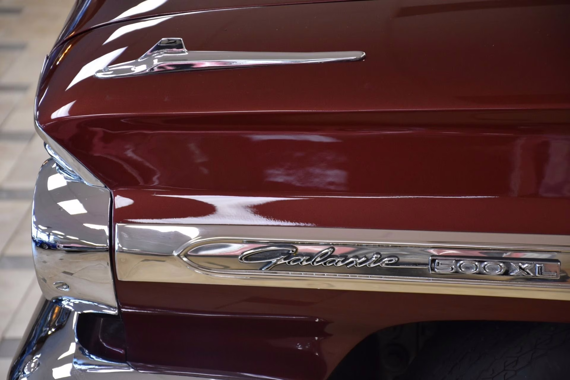 1964 Burgundy Ford Galaxie